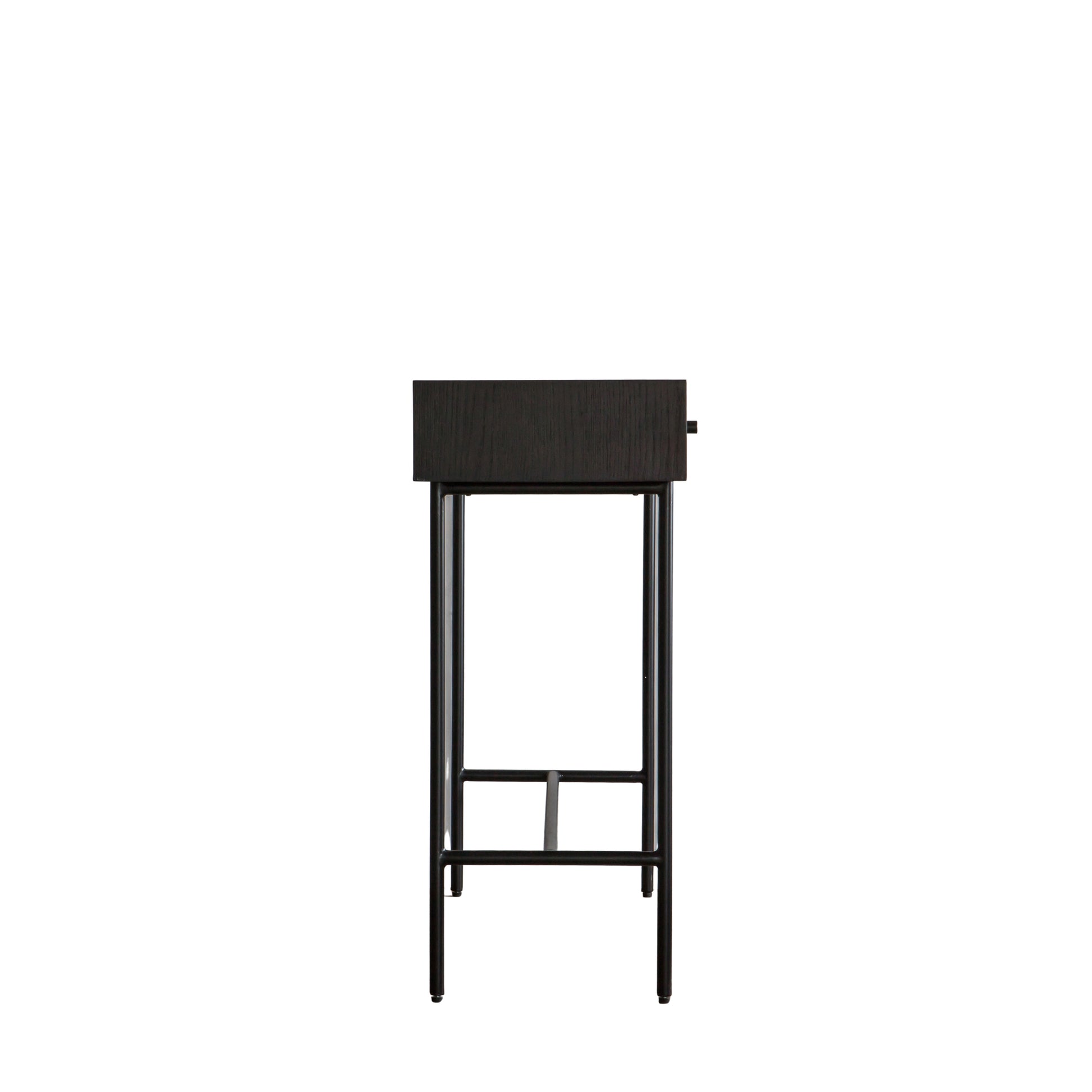 Carbury 2 Drawer Console Table Black / Natural