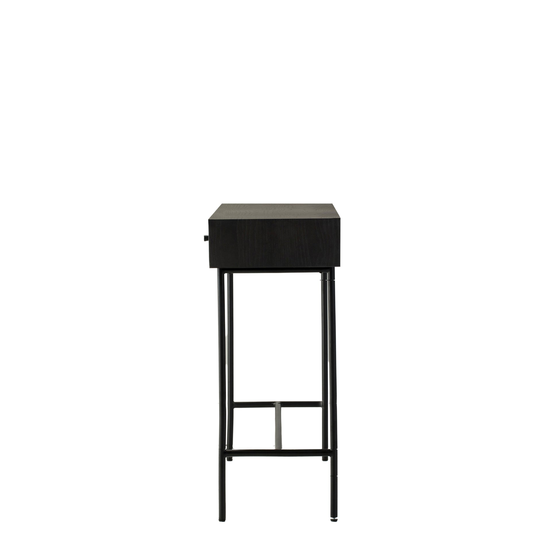Carbury 2 Drawer Console Table Black / Natural