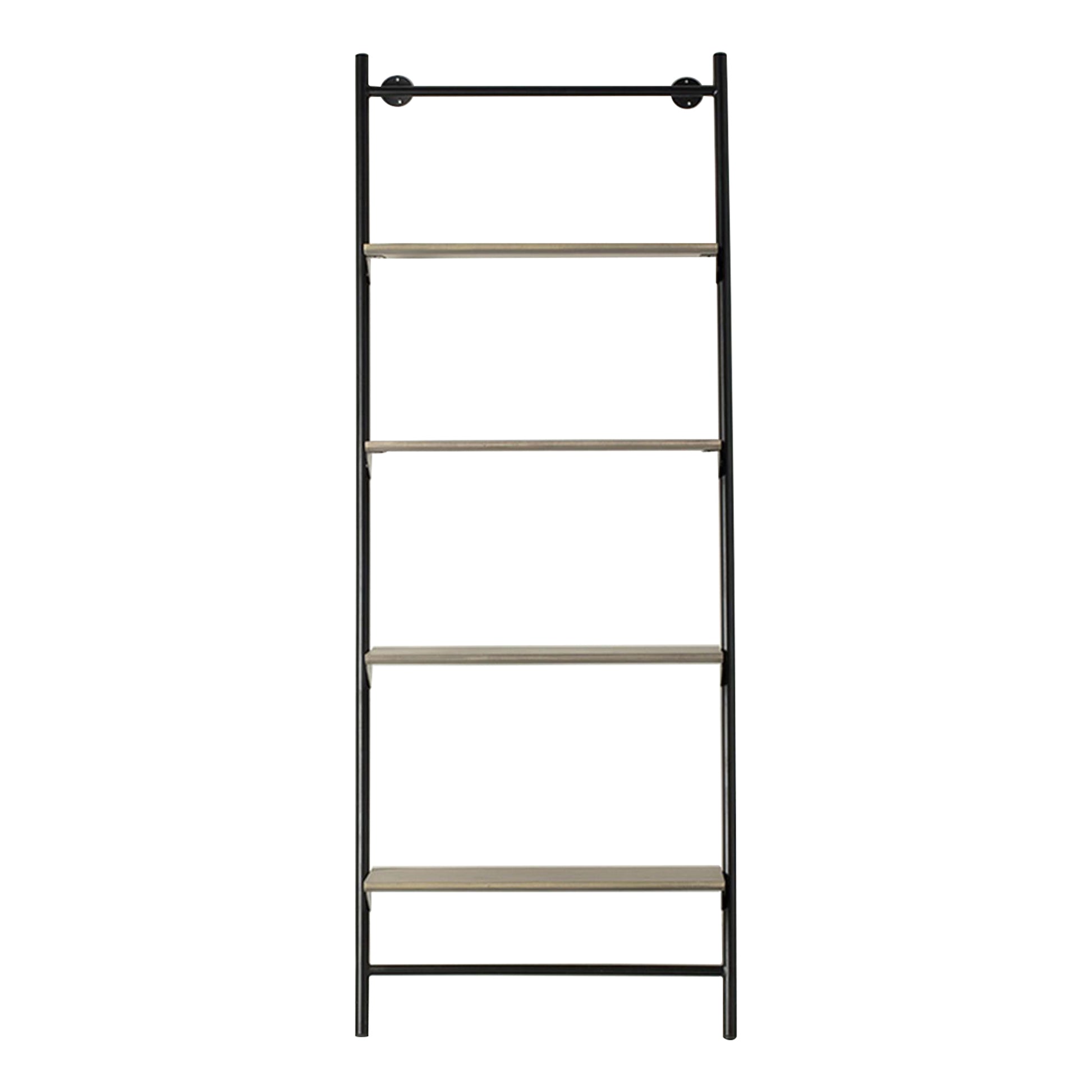Carbury Open Display Unit Black / Natural