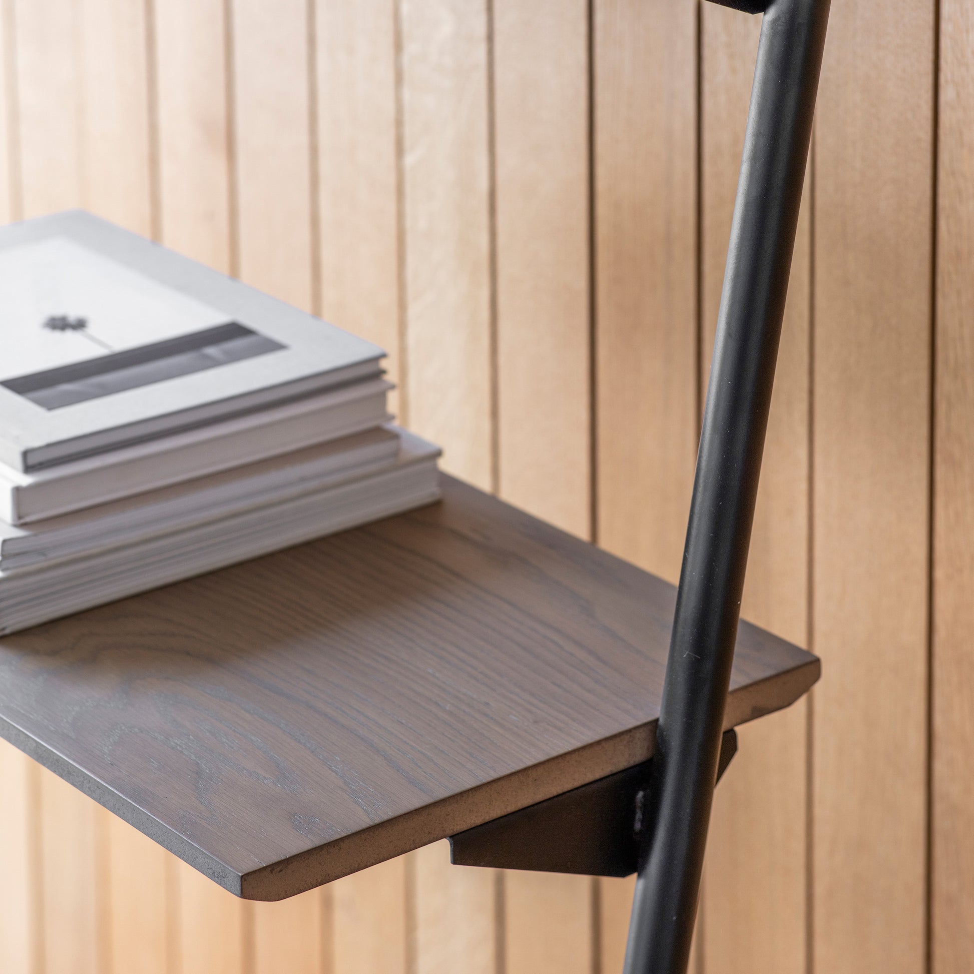Carbury Open Display Unit Black / Natural