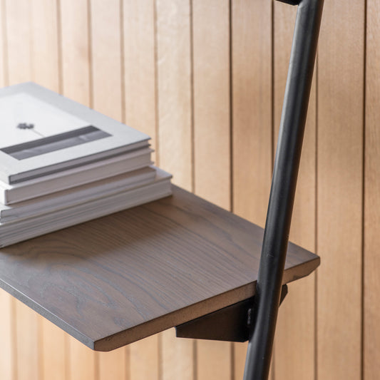 Carbury Open Display Unit Black / Natural