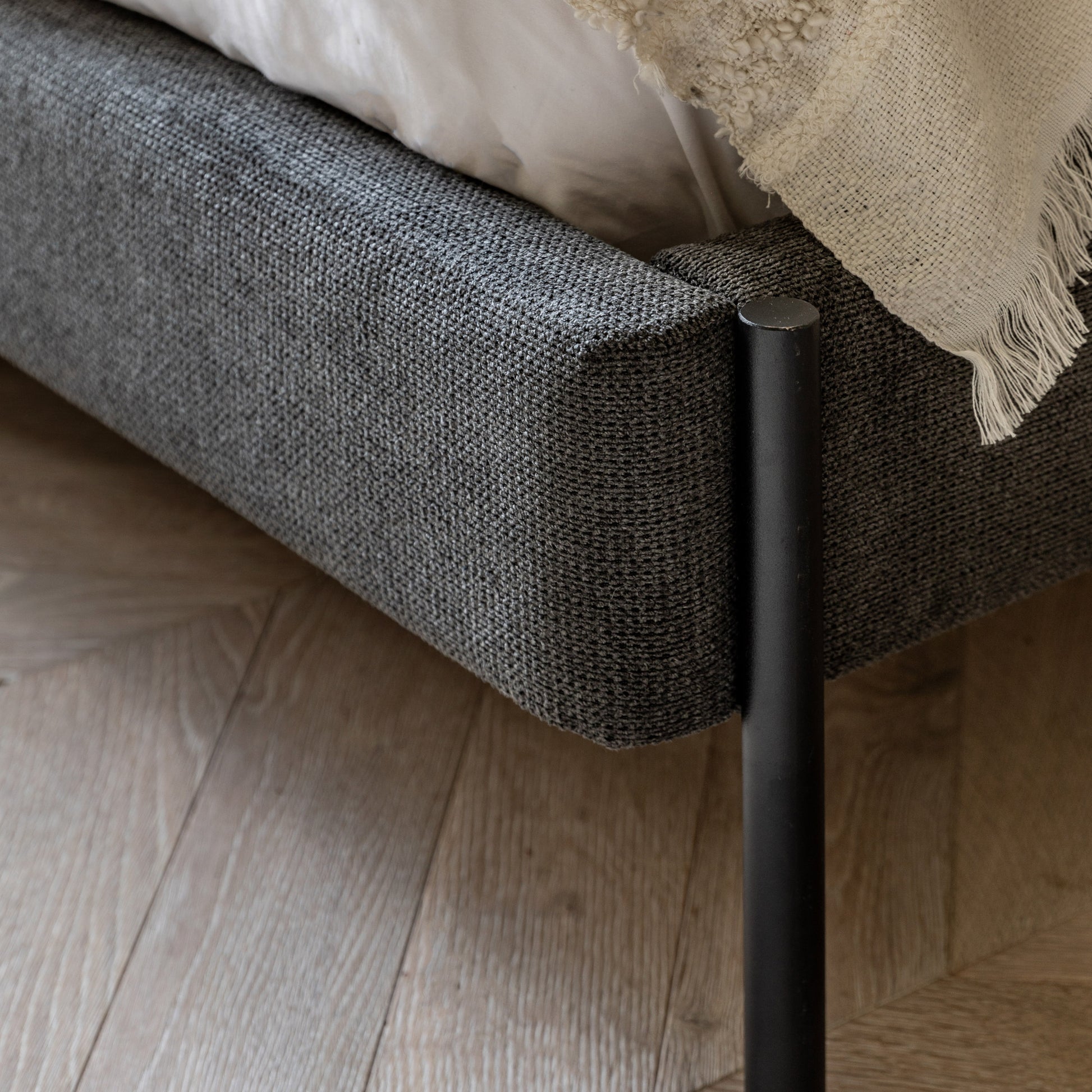 Oslo Bed Grey Double