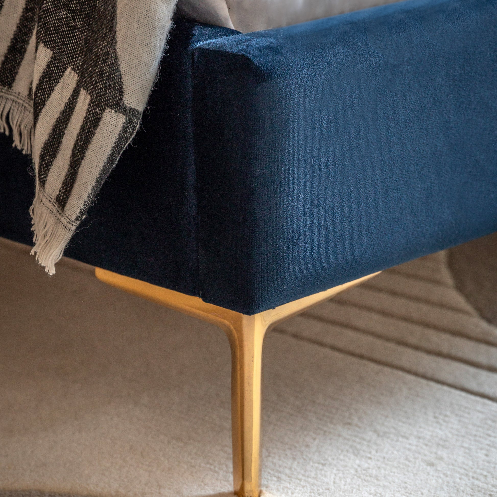 Kensington Bed Indigo Double