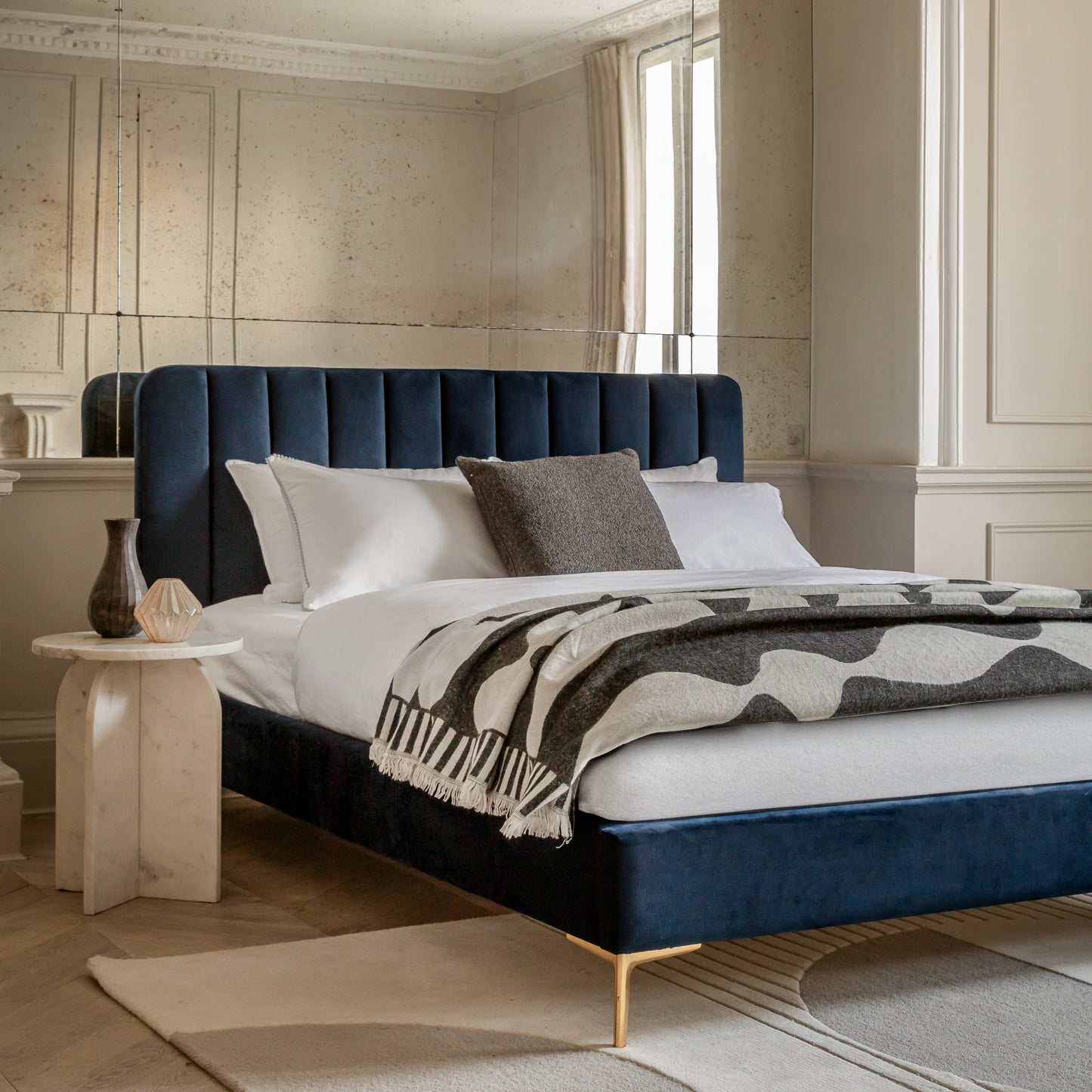 Kensington Bed Indigo King