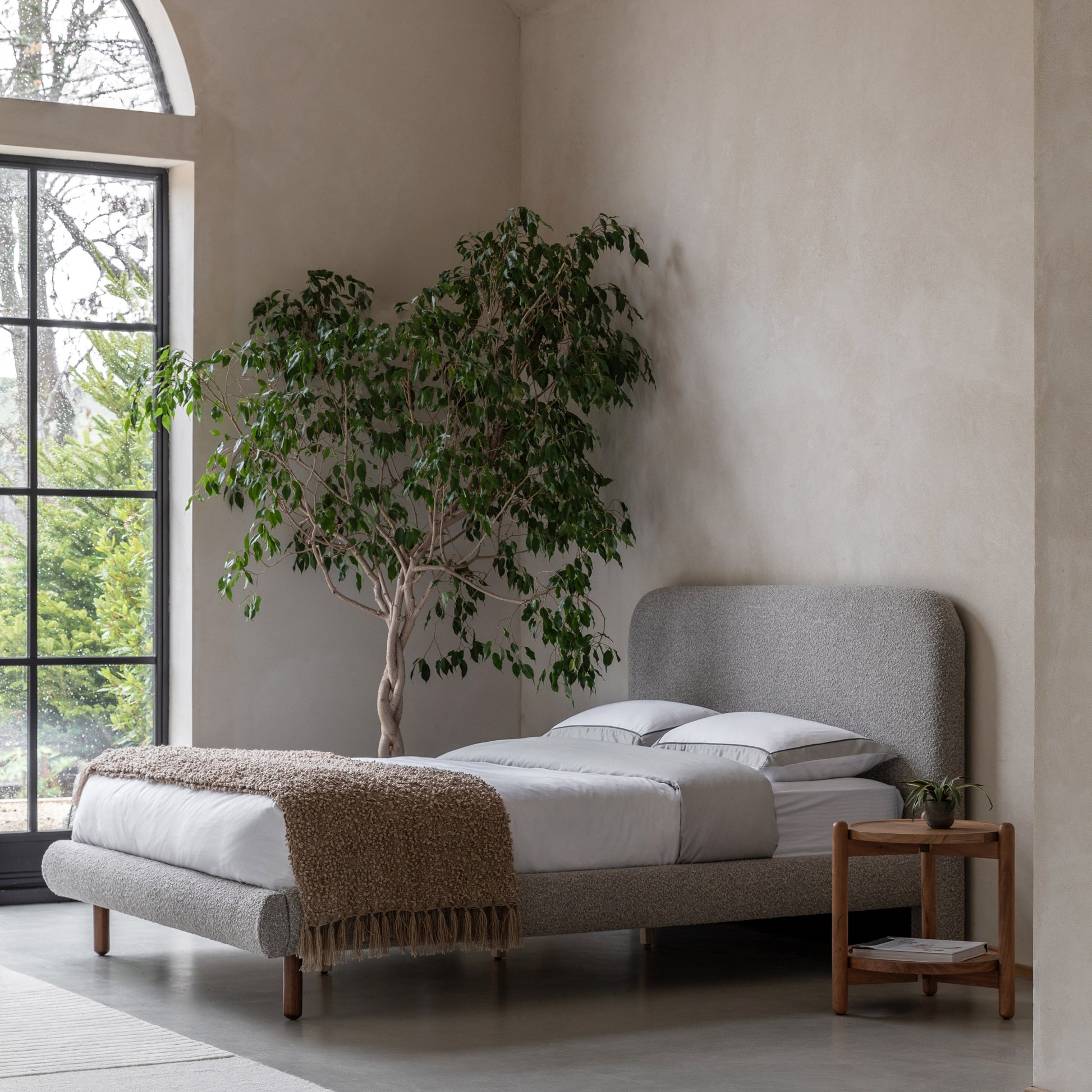 Rabley Bed Grey Double
