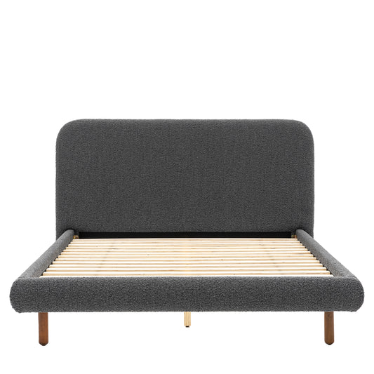 Rabley Bed Charcoal Double
