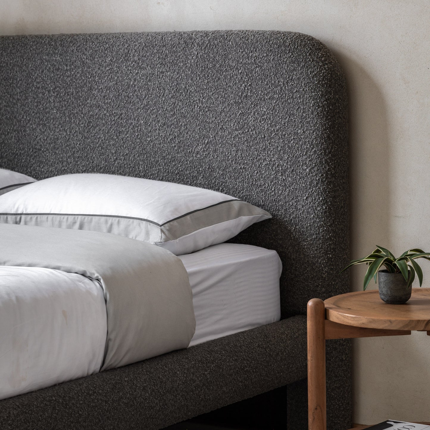 Rabley Bed Charcoal Double