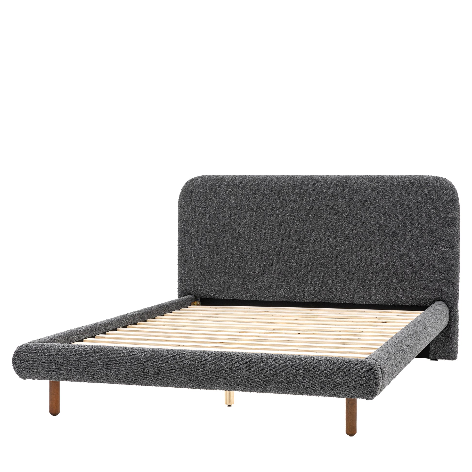 Rabley Bed Charcoal Double