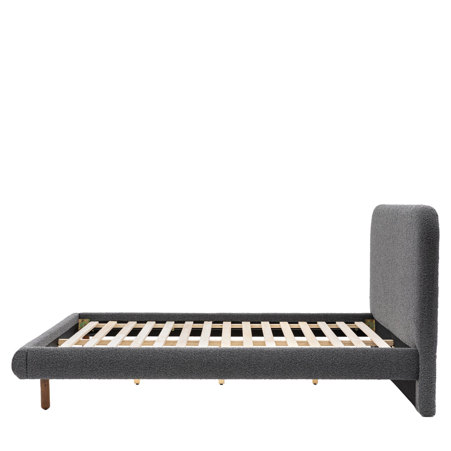 Rabley Bed Charcoal Double