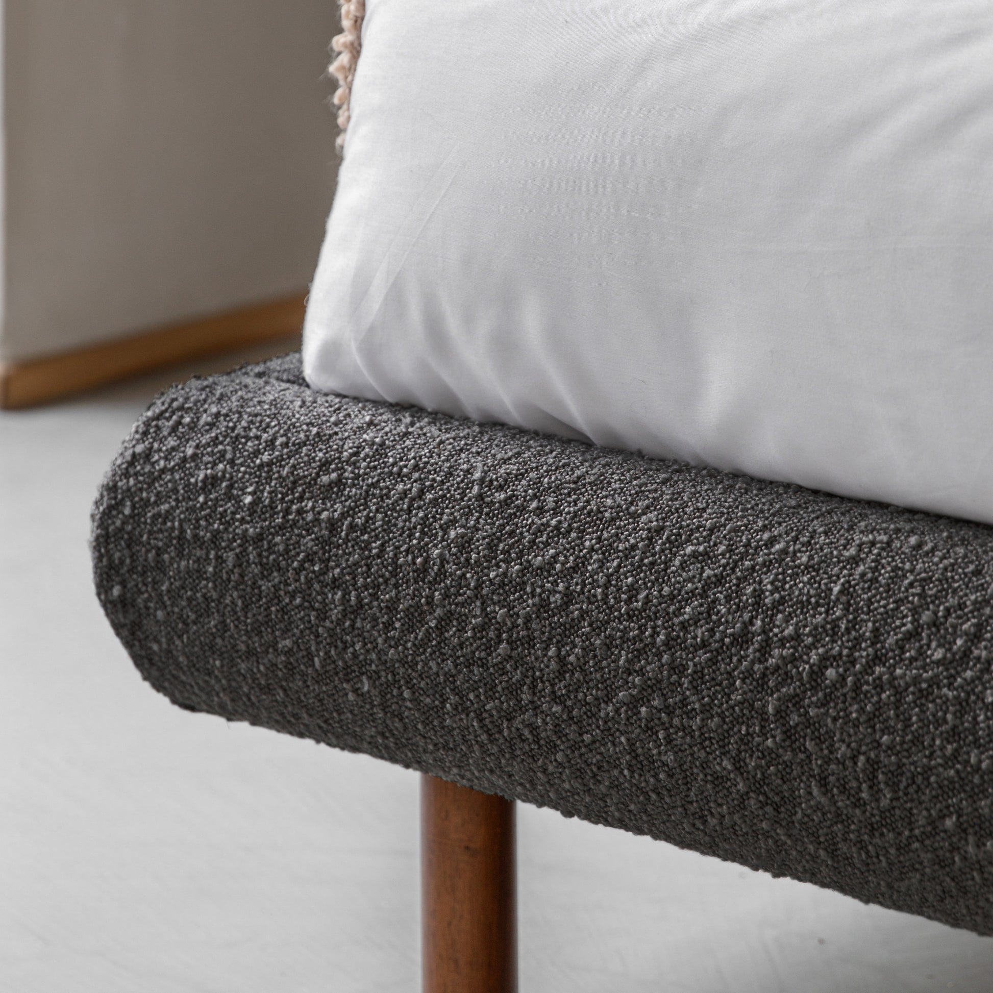 Rabley Bed Charcoal King