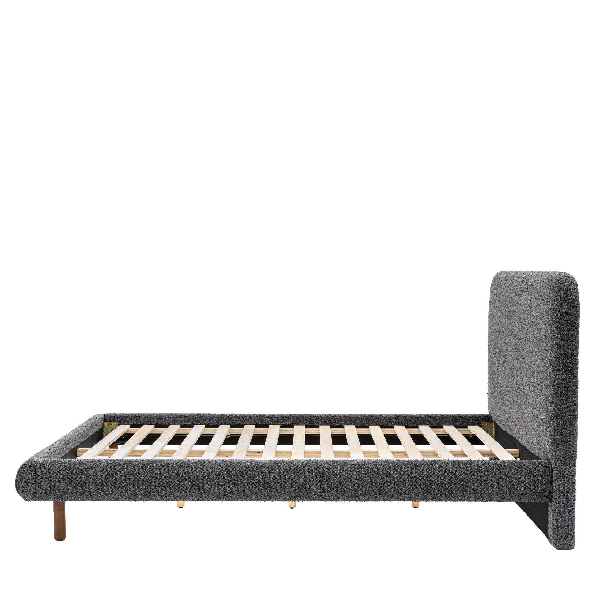 Rabley Bed Charcoal King