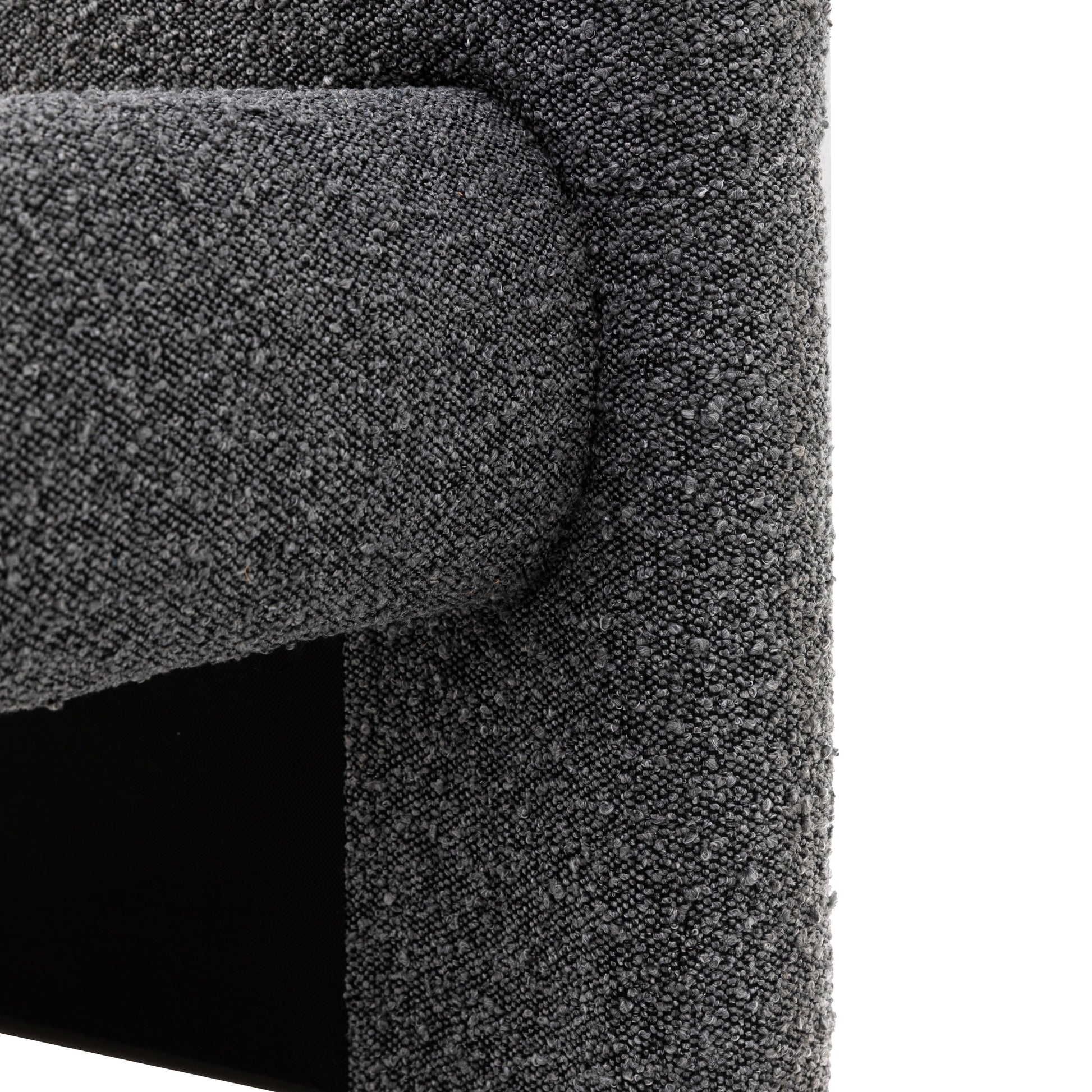 Rabley Bed Charcoal King