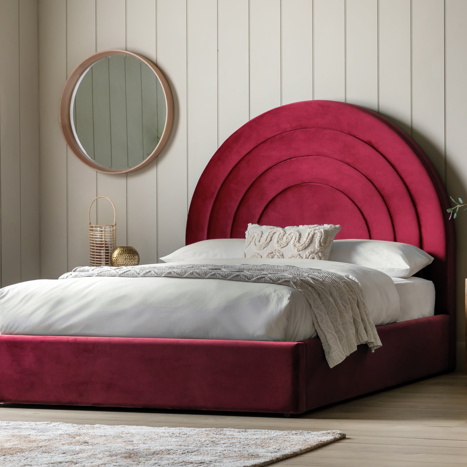 Arch Bed Russett King
