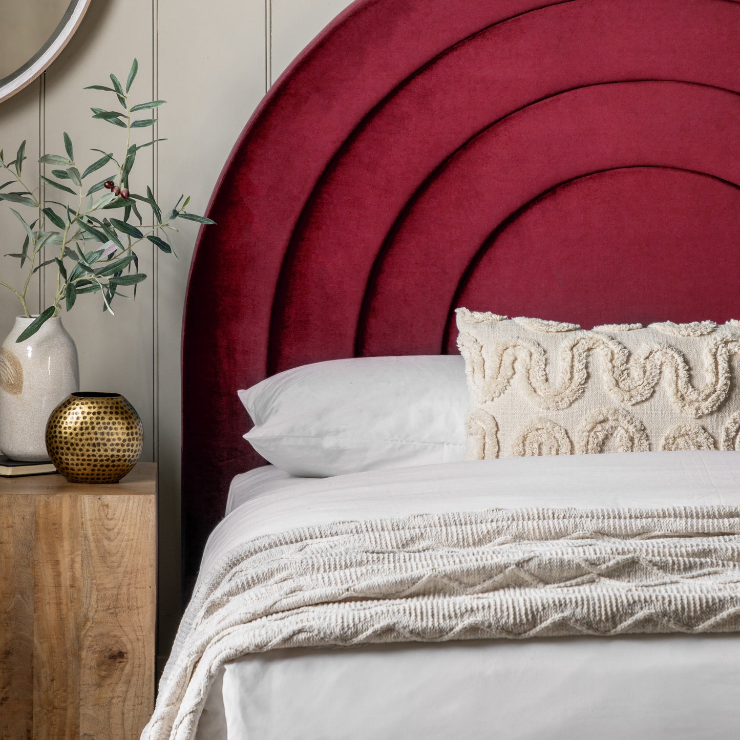 Arch Bed Russett King
