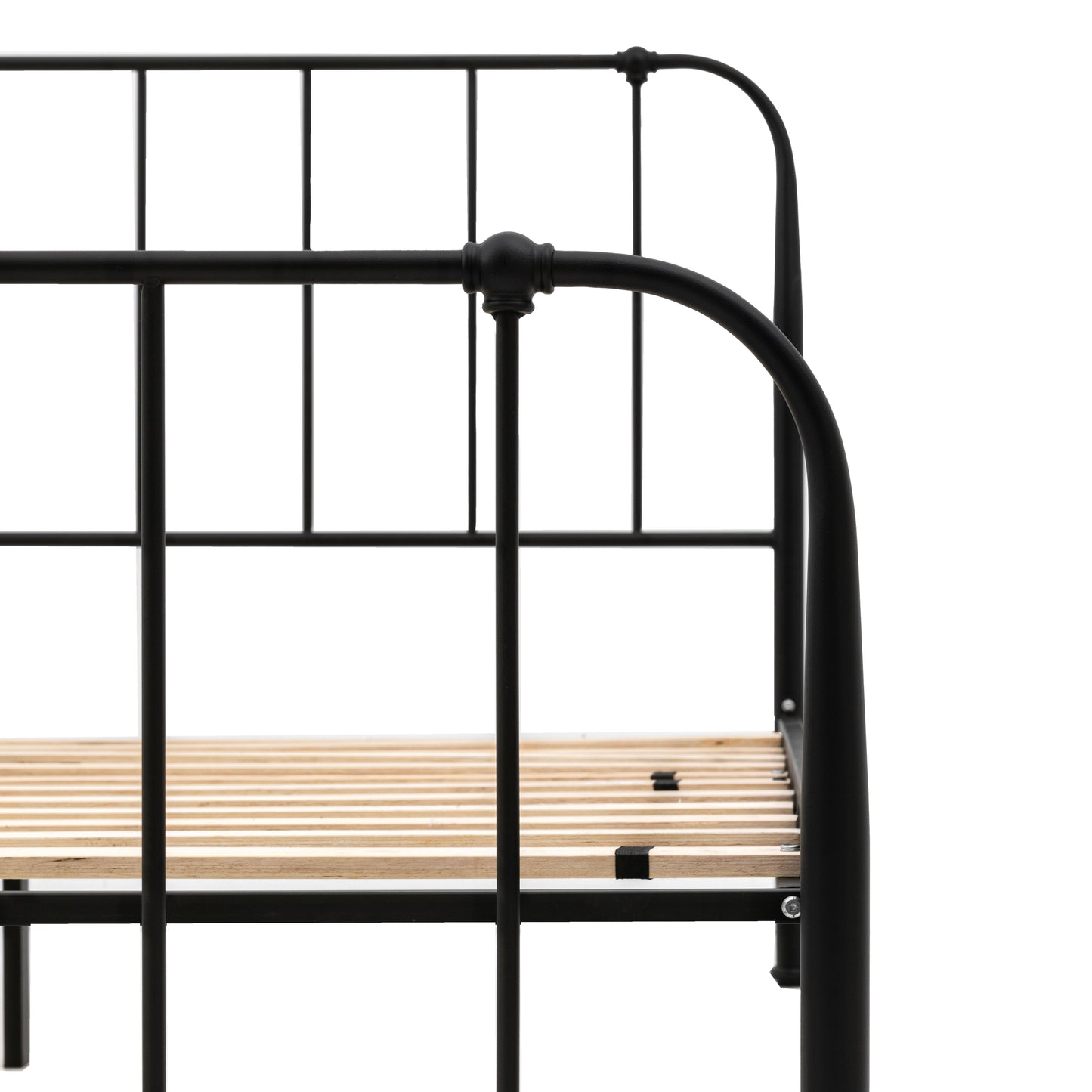 Loughton Bed Black Double