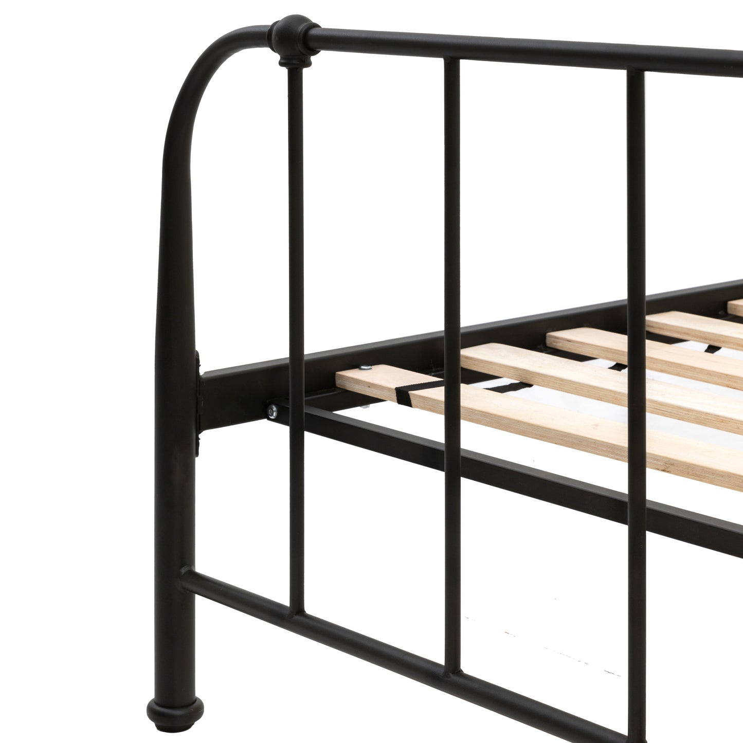 Loughton Bed Black Double