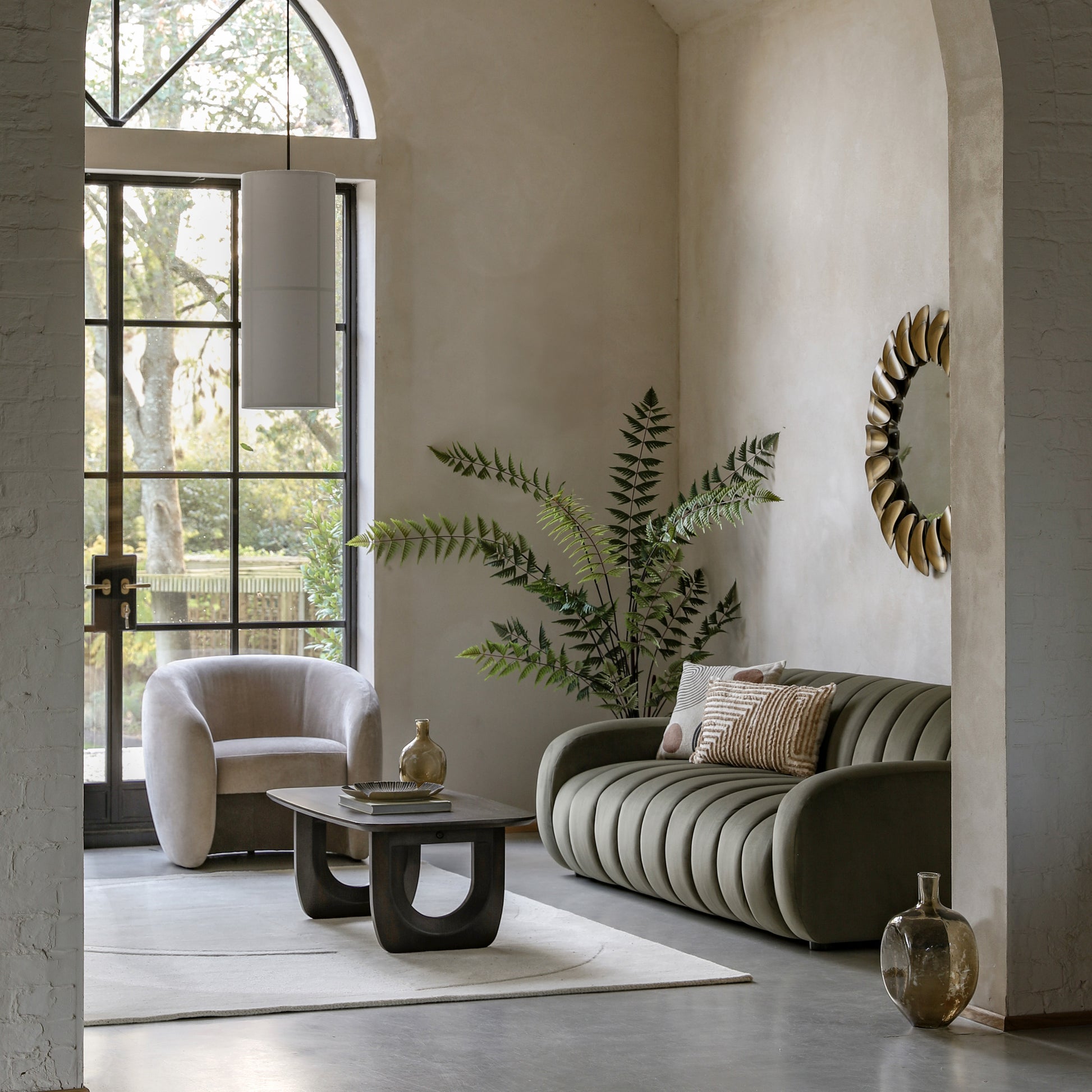 Coste 3 Seater Sofa Moss