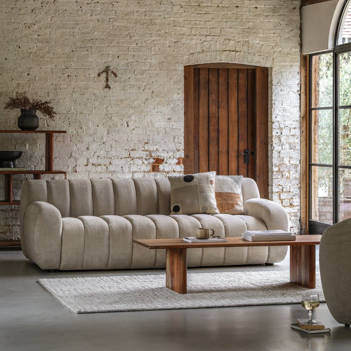 Coste 3 Seater Sofa Cream