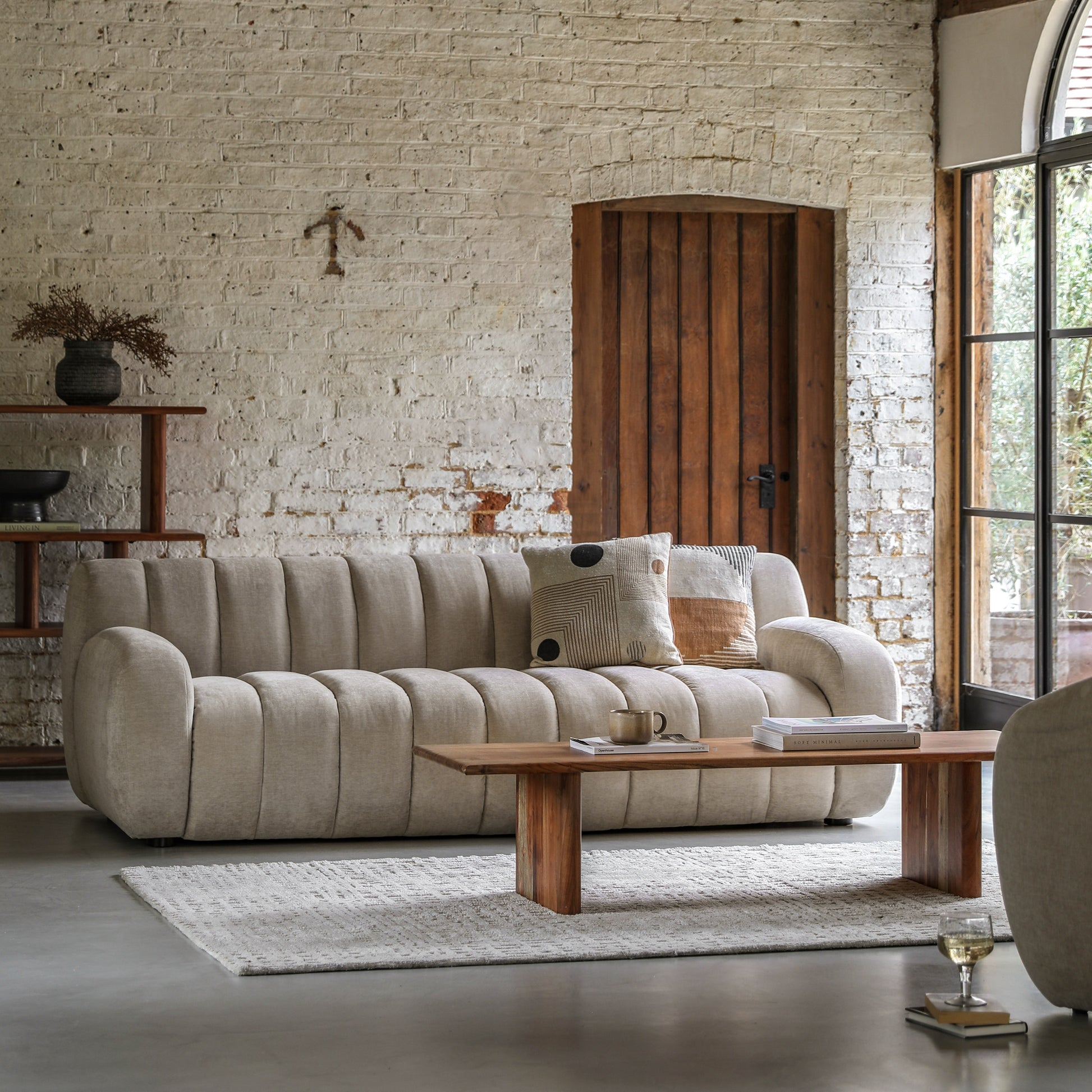 Coste 3 Seater Sofa Cream