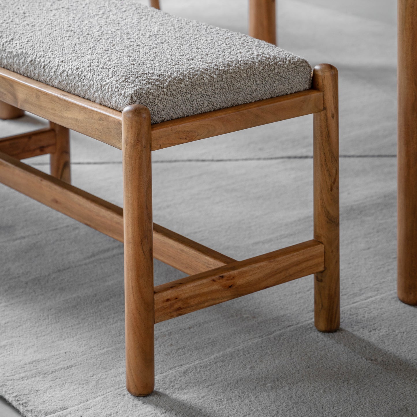 Cannes Dining Bench Natural