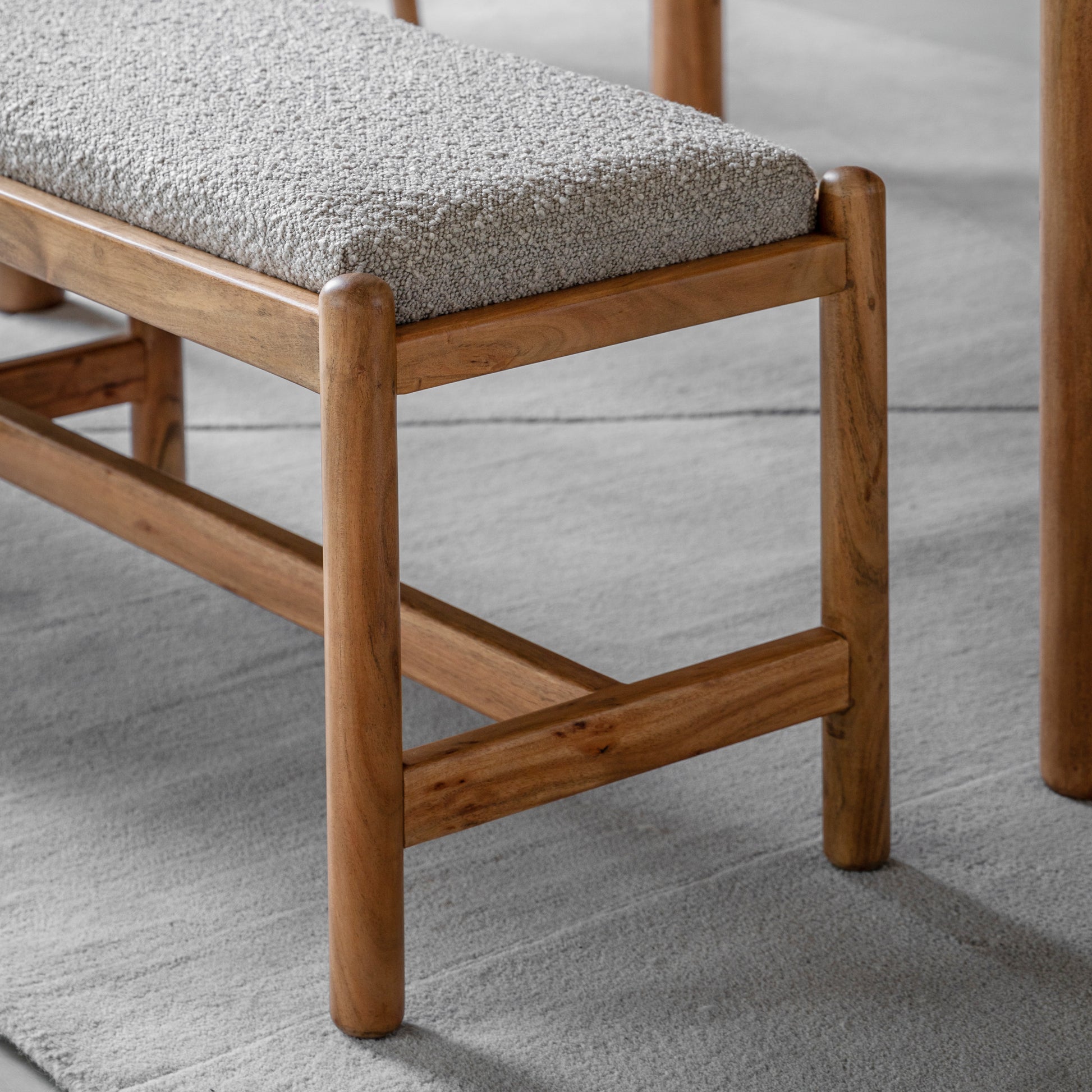 Cannes Dining Bench Natural