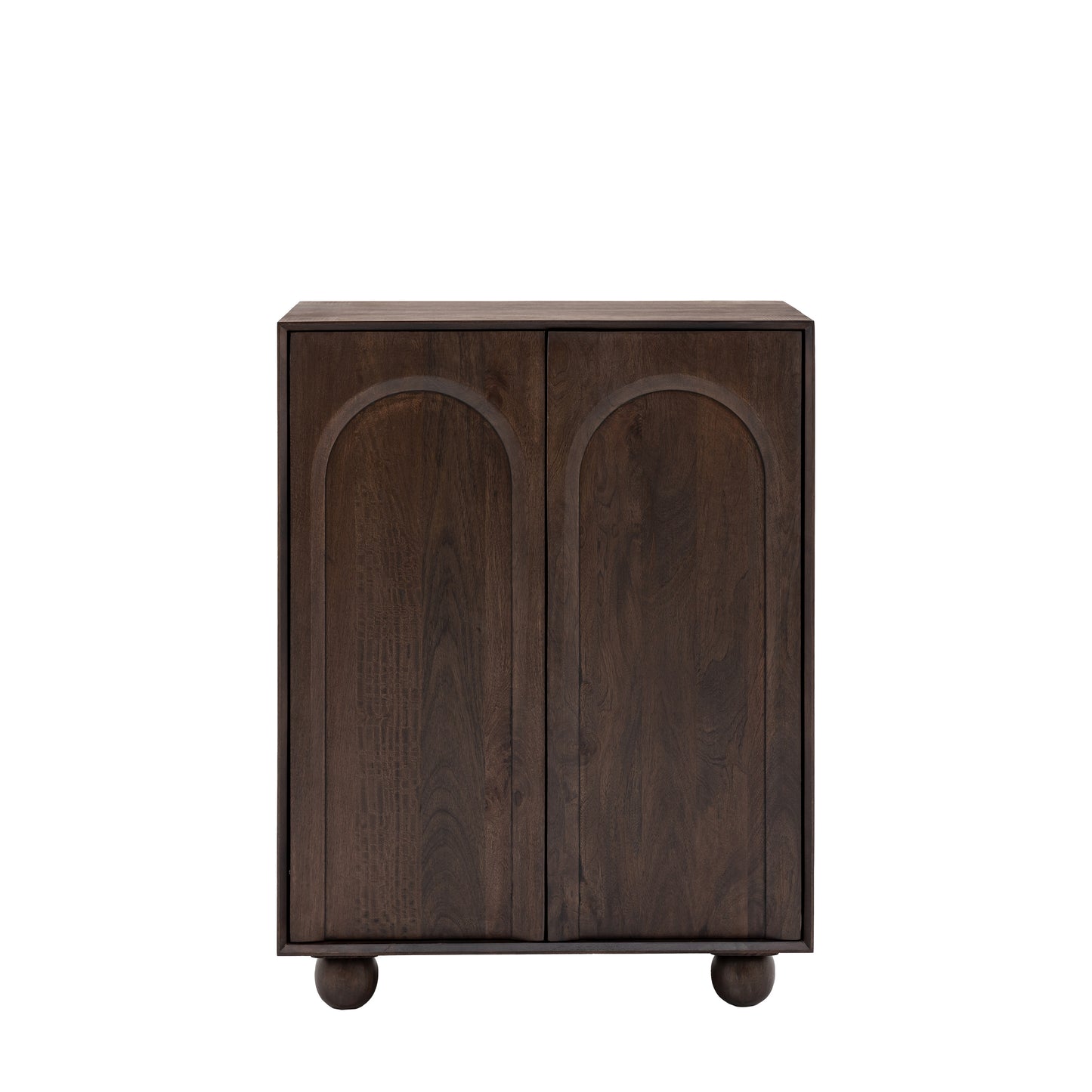 Arc 2 Door Cupboard Walnut