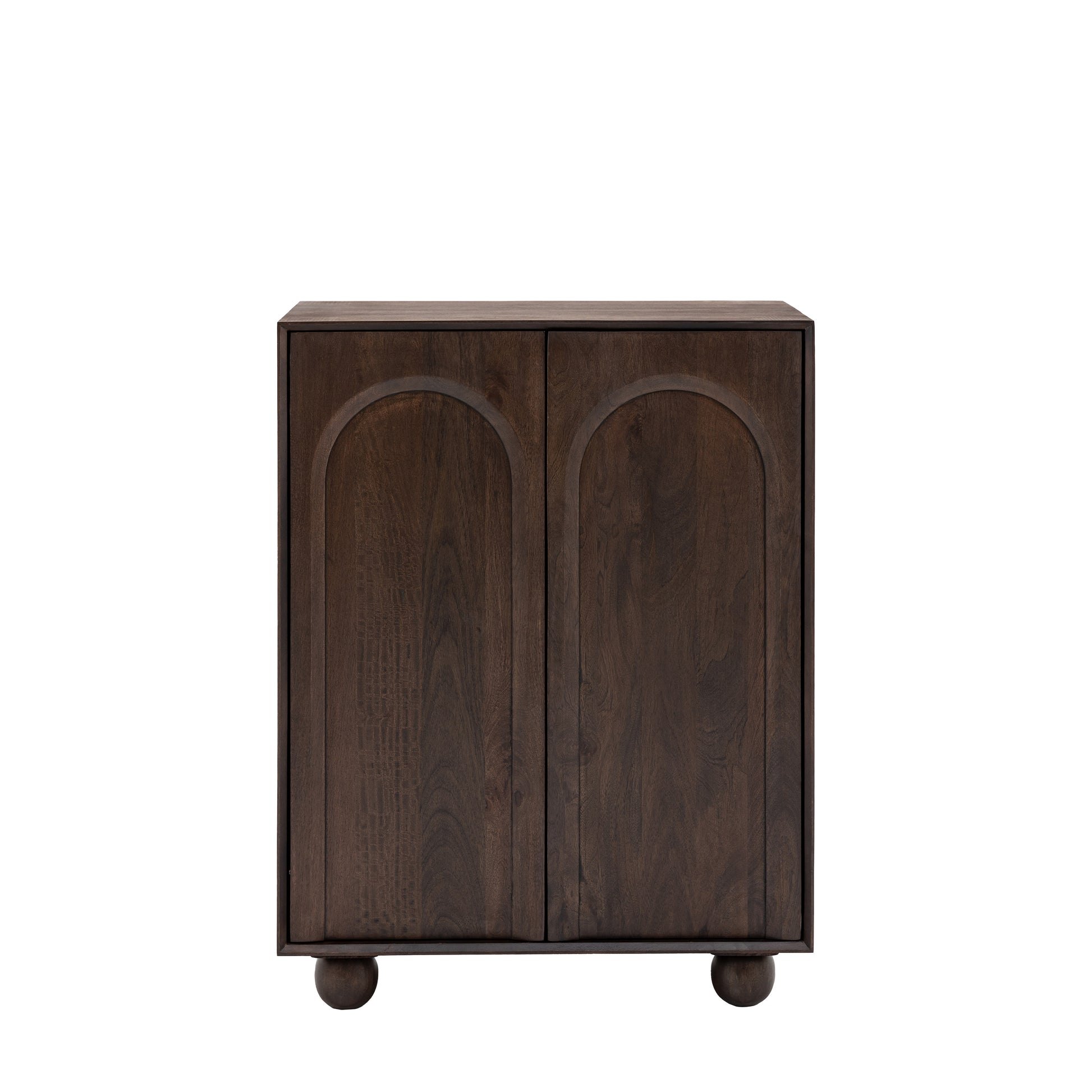 Arc 2 Door Cupboard Walnut