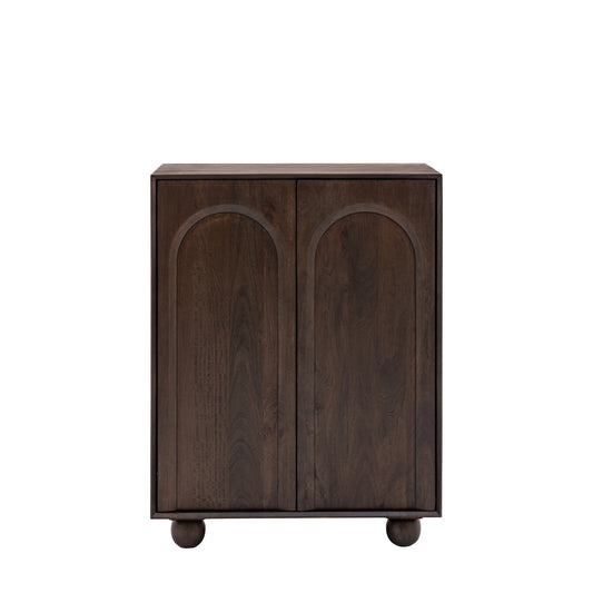 Arc 2 Door Cupboard Walnut