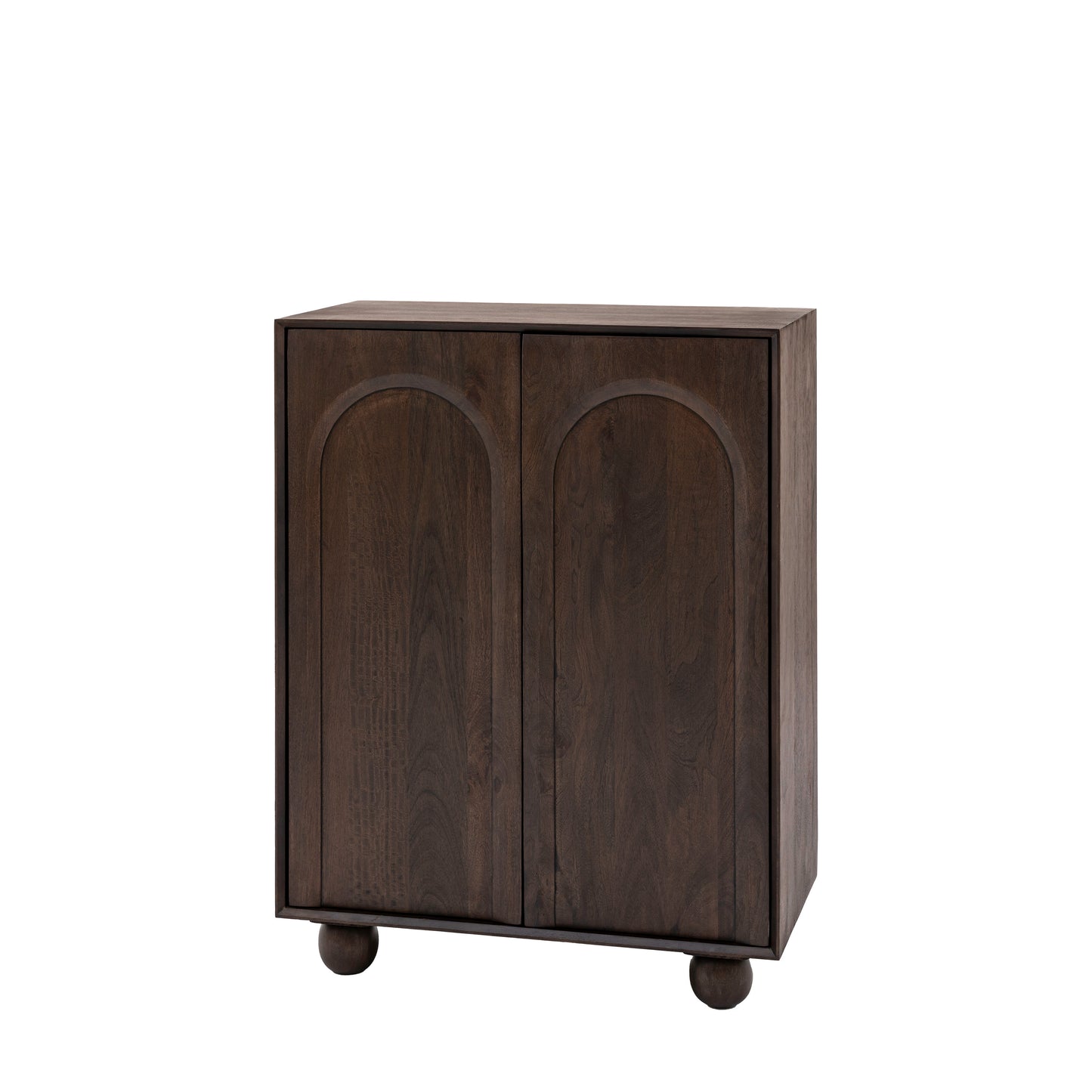 Arc 2 Door Cupboard Walnut