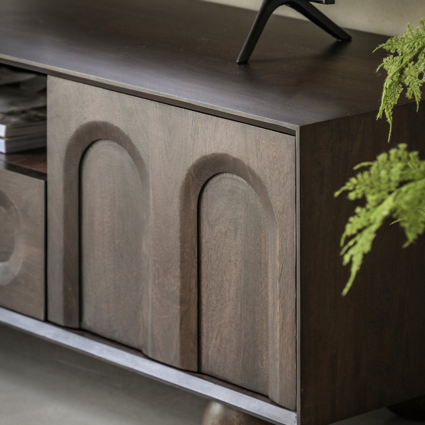 Arc Media Unit Walnut