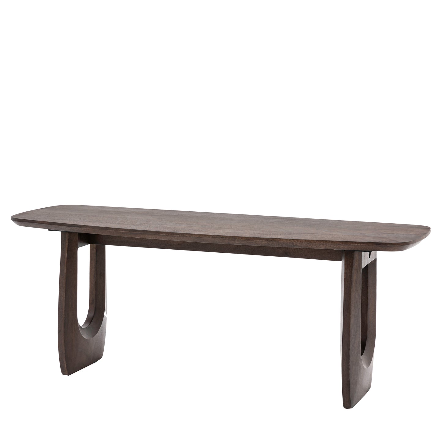 Arc Dining Bench Walnut