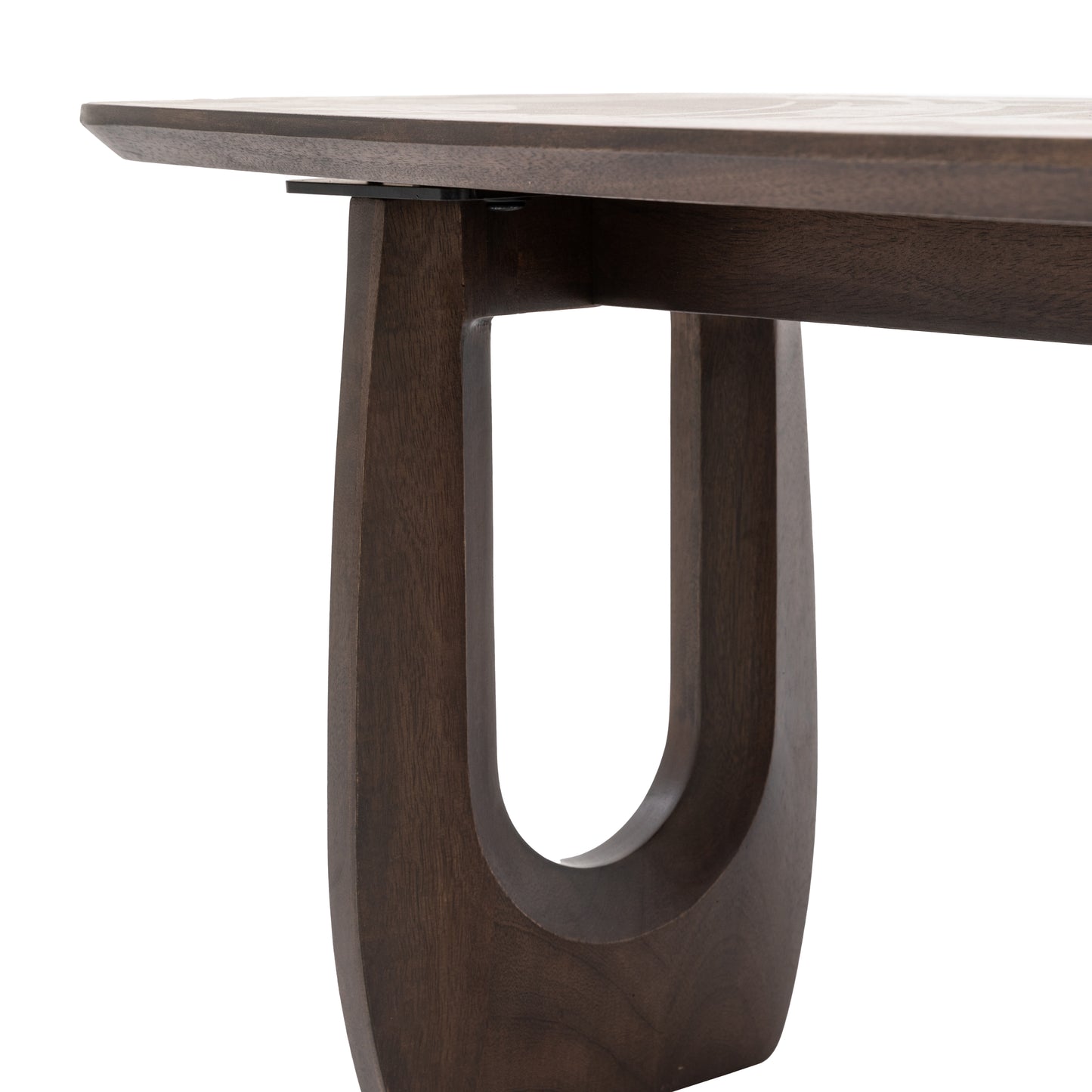 Arc Dining Bench Walnut