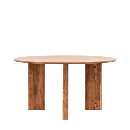 Borden Round Dining Table Natural