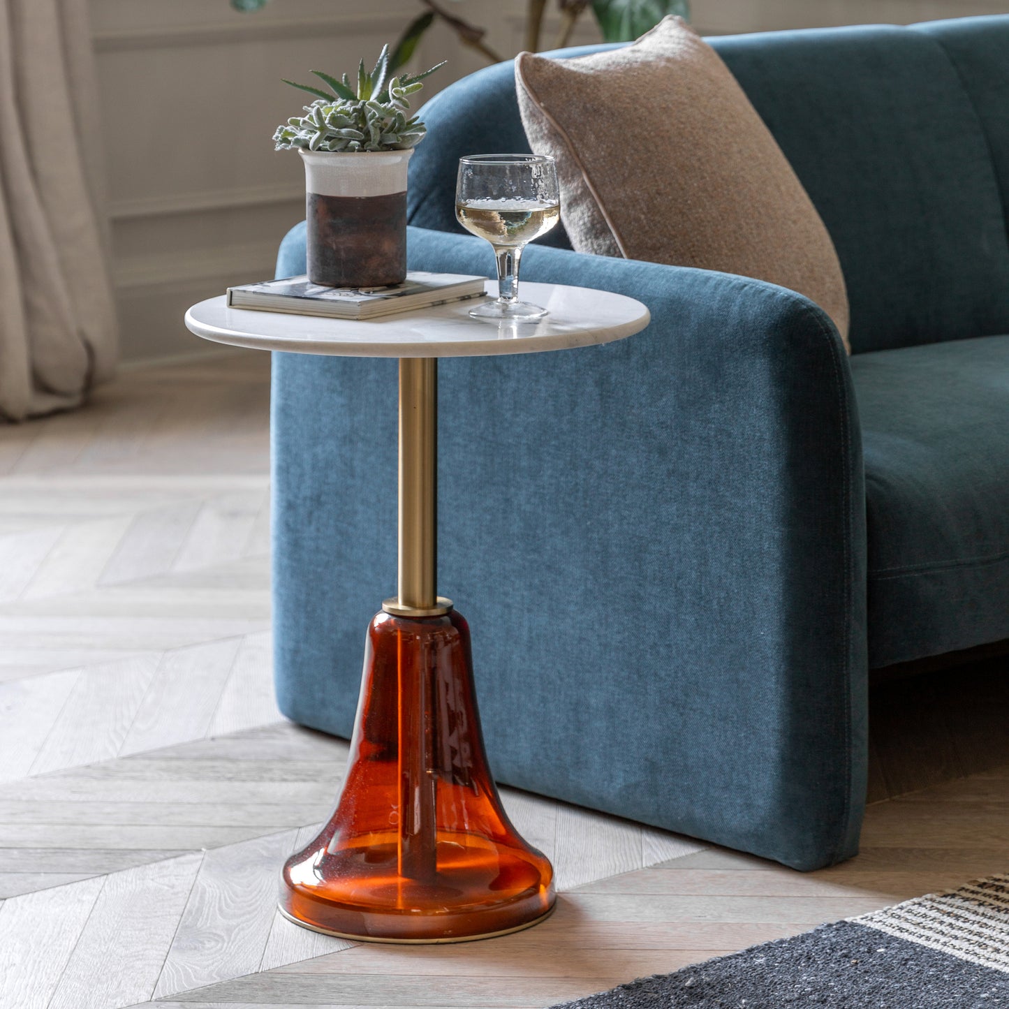 Bilbao Side Table Orange