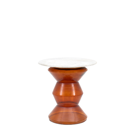 Turin Side Table Orange
