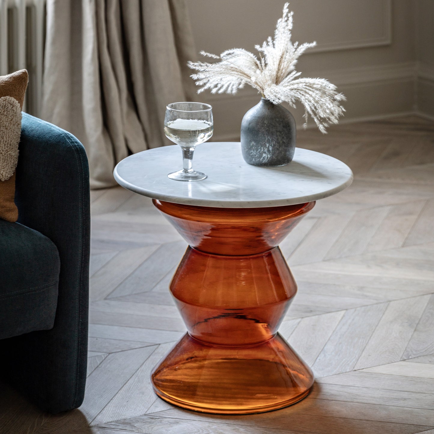 Turin Side Table Orange