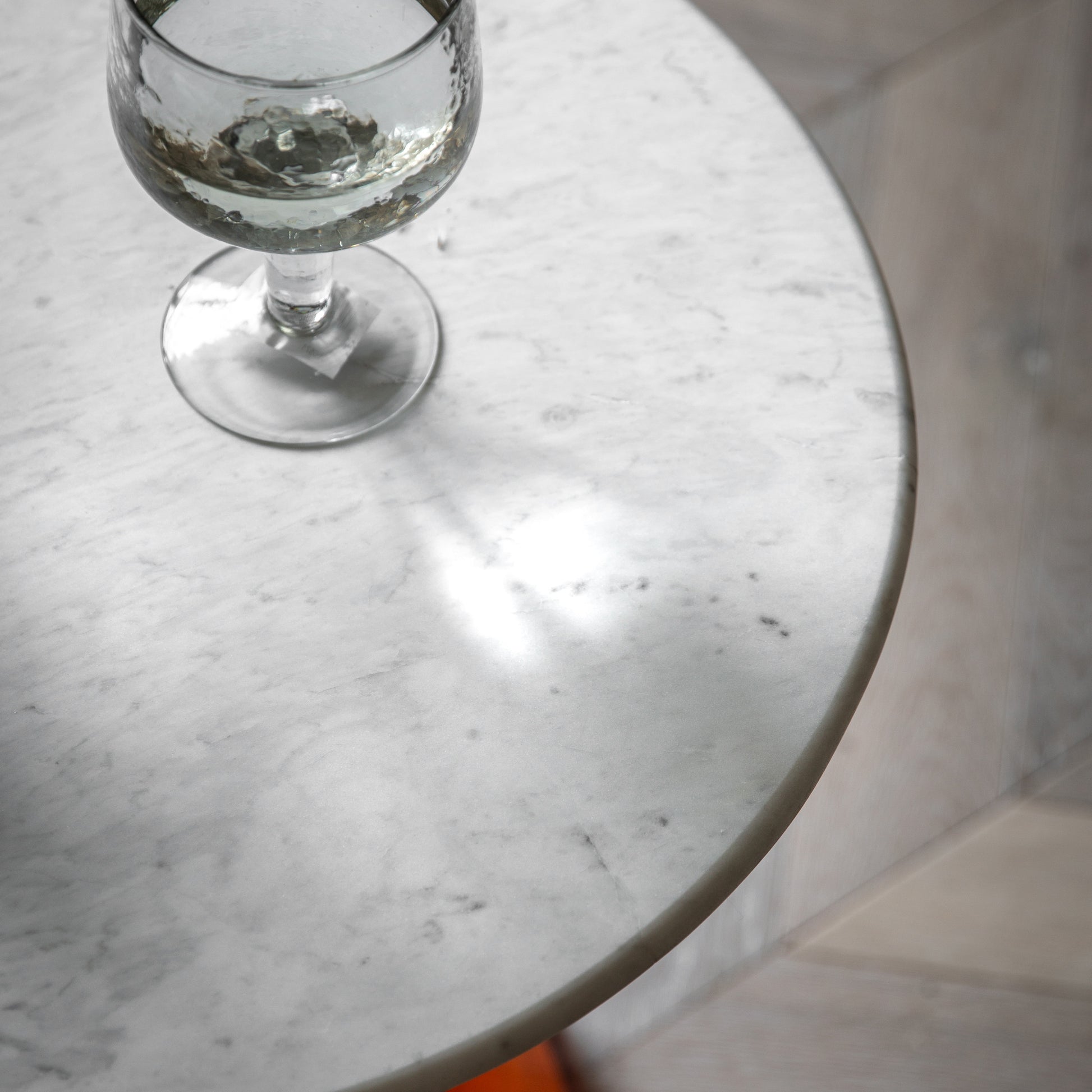Turin Side Table Orange