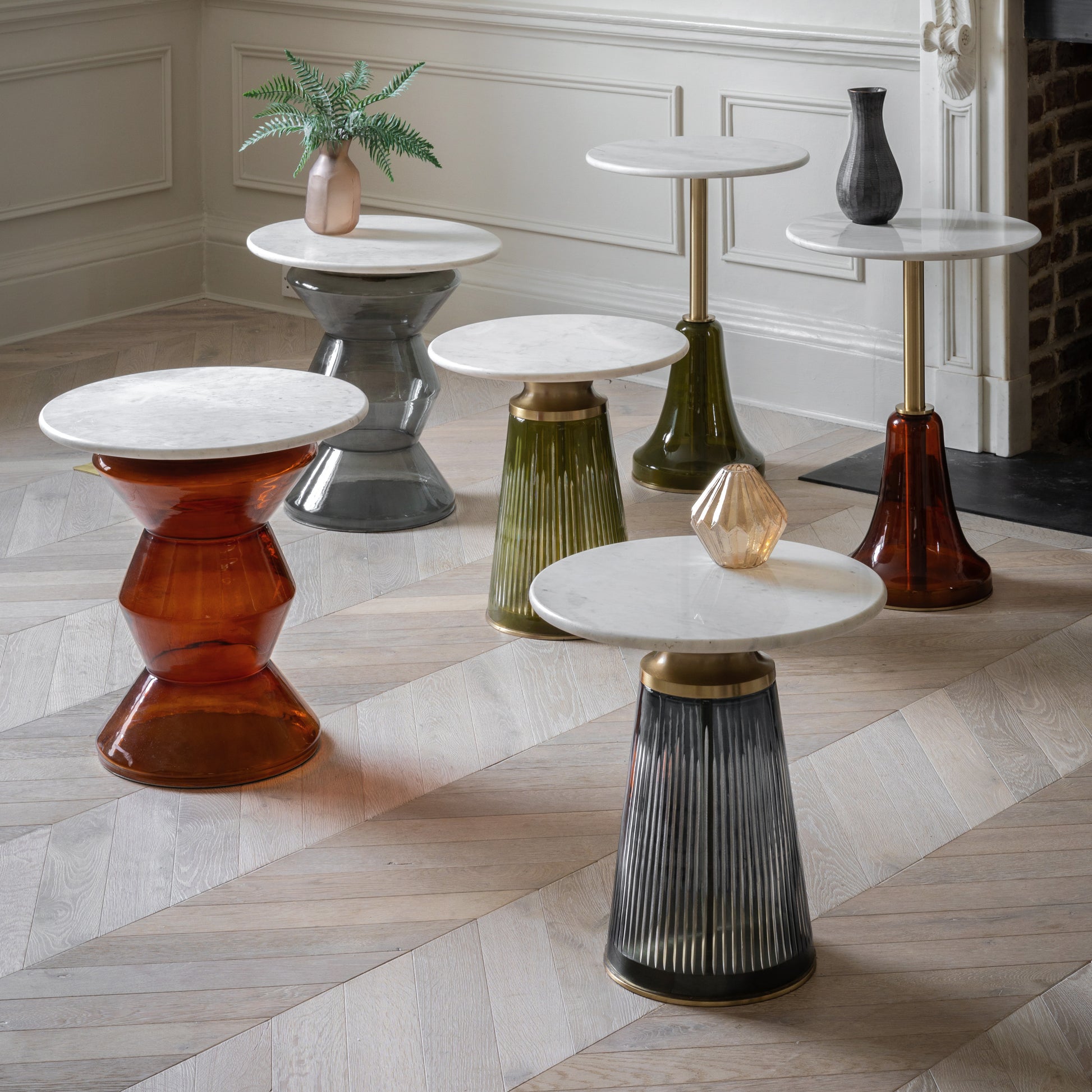 Turin Side Table Orange