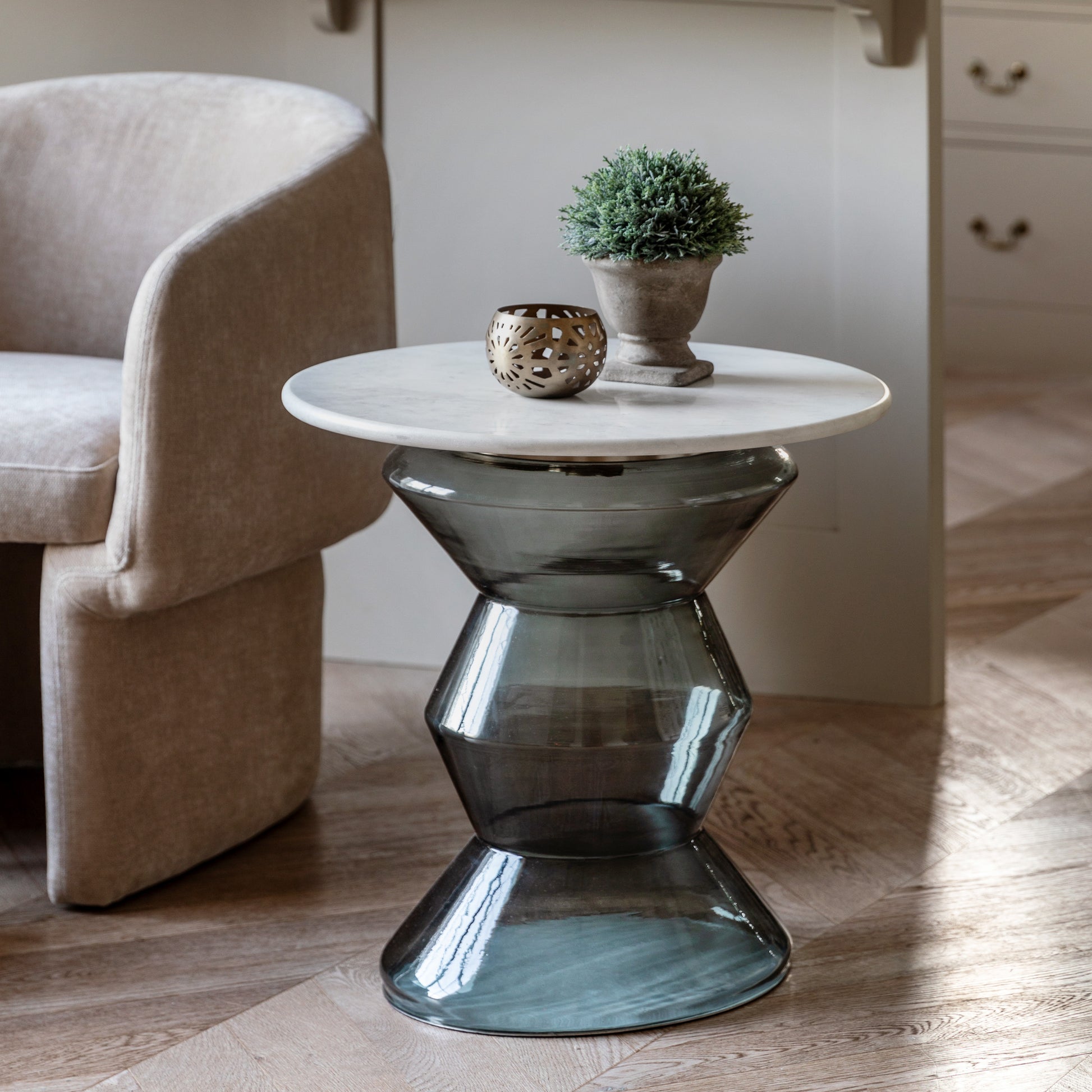 Turin Side Table Smoke