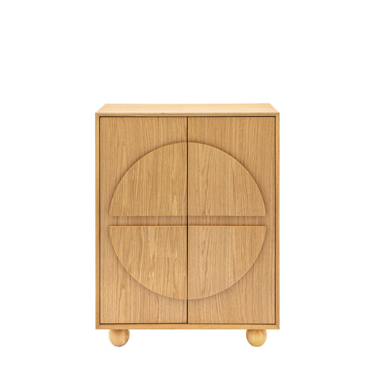 Geo 2 Door Cupboard Natural