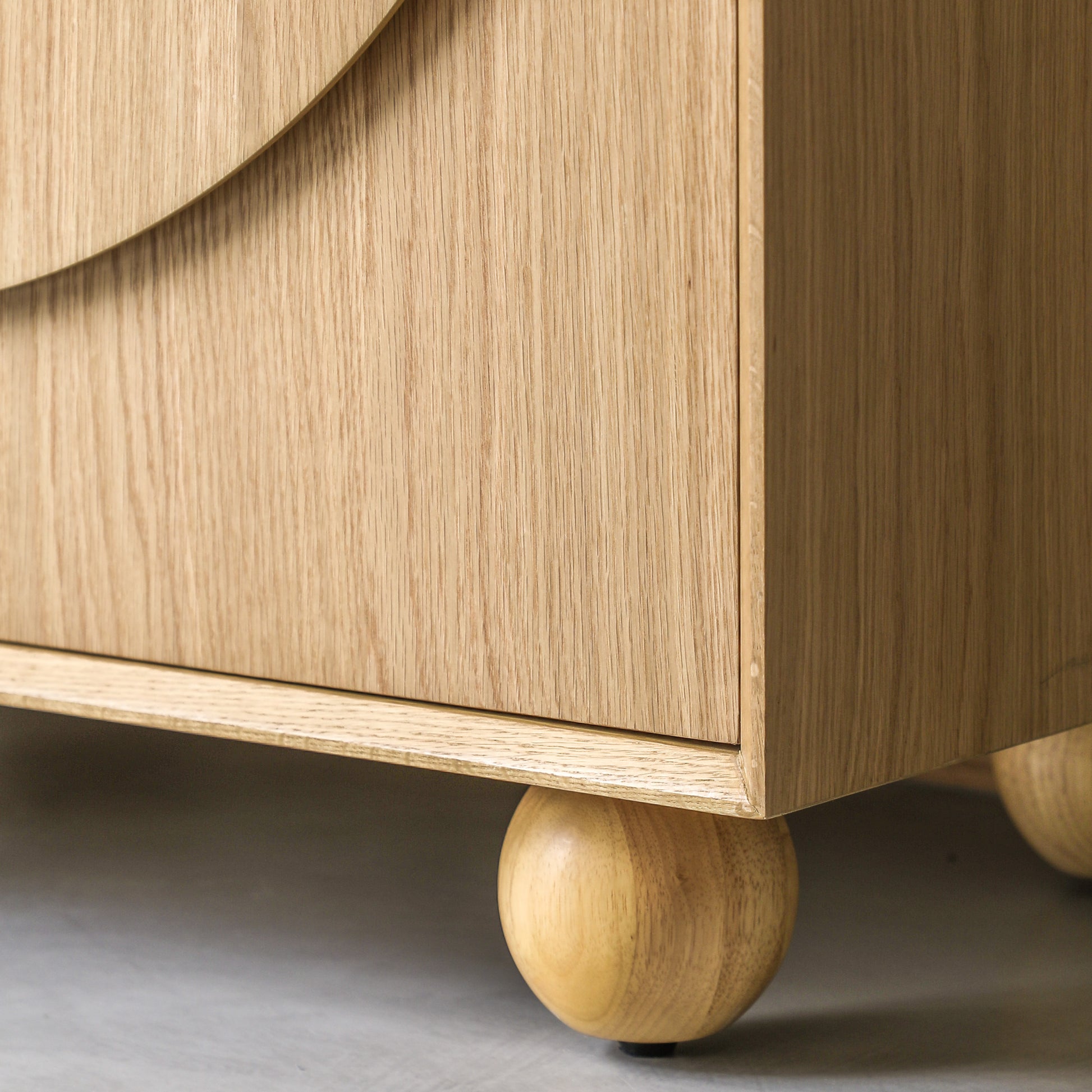 Geo 2 Door Cupboard Natural