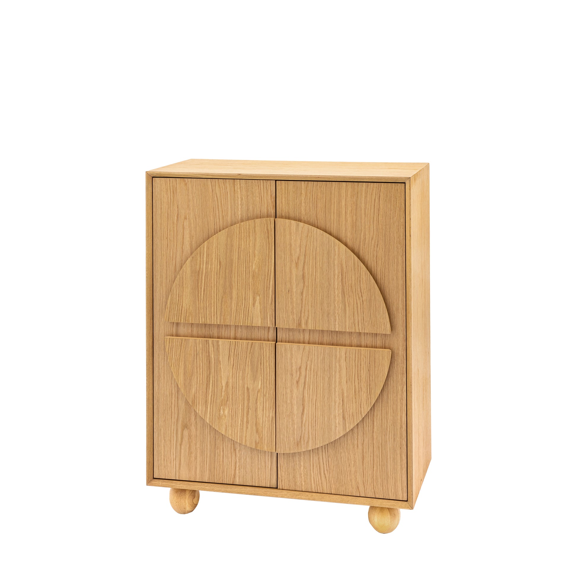 Geo 2 Door Cupboard Natural