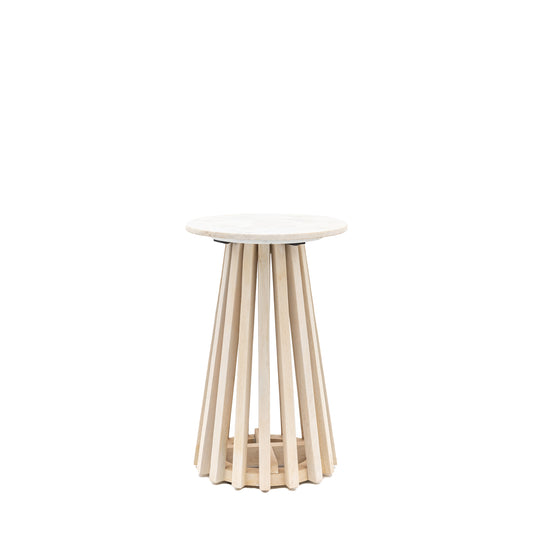 Soho Side Table Natural / White