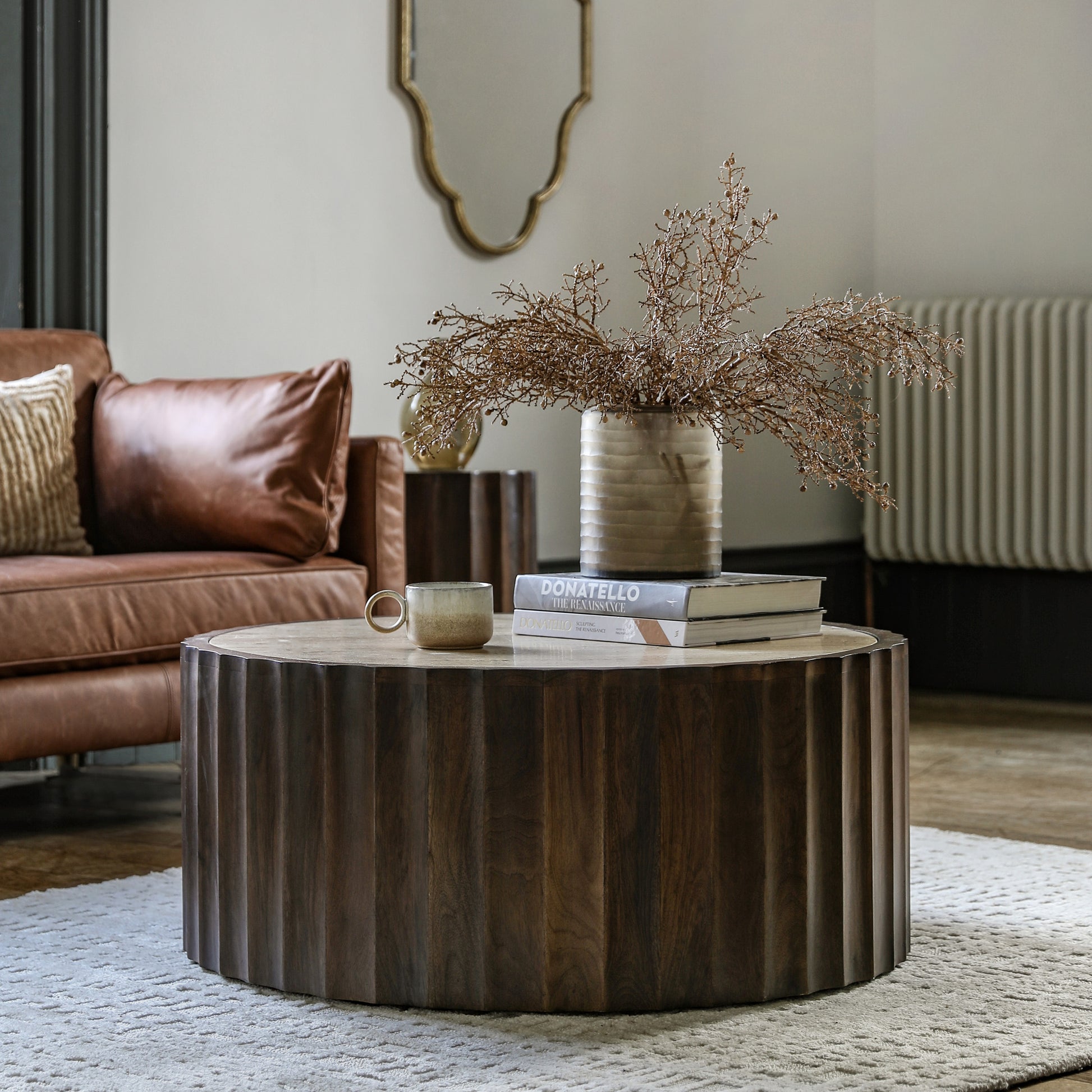 Cascia Coffee Table Dark Wood