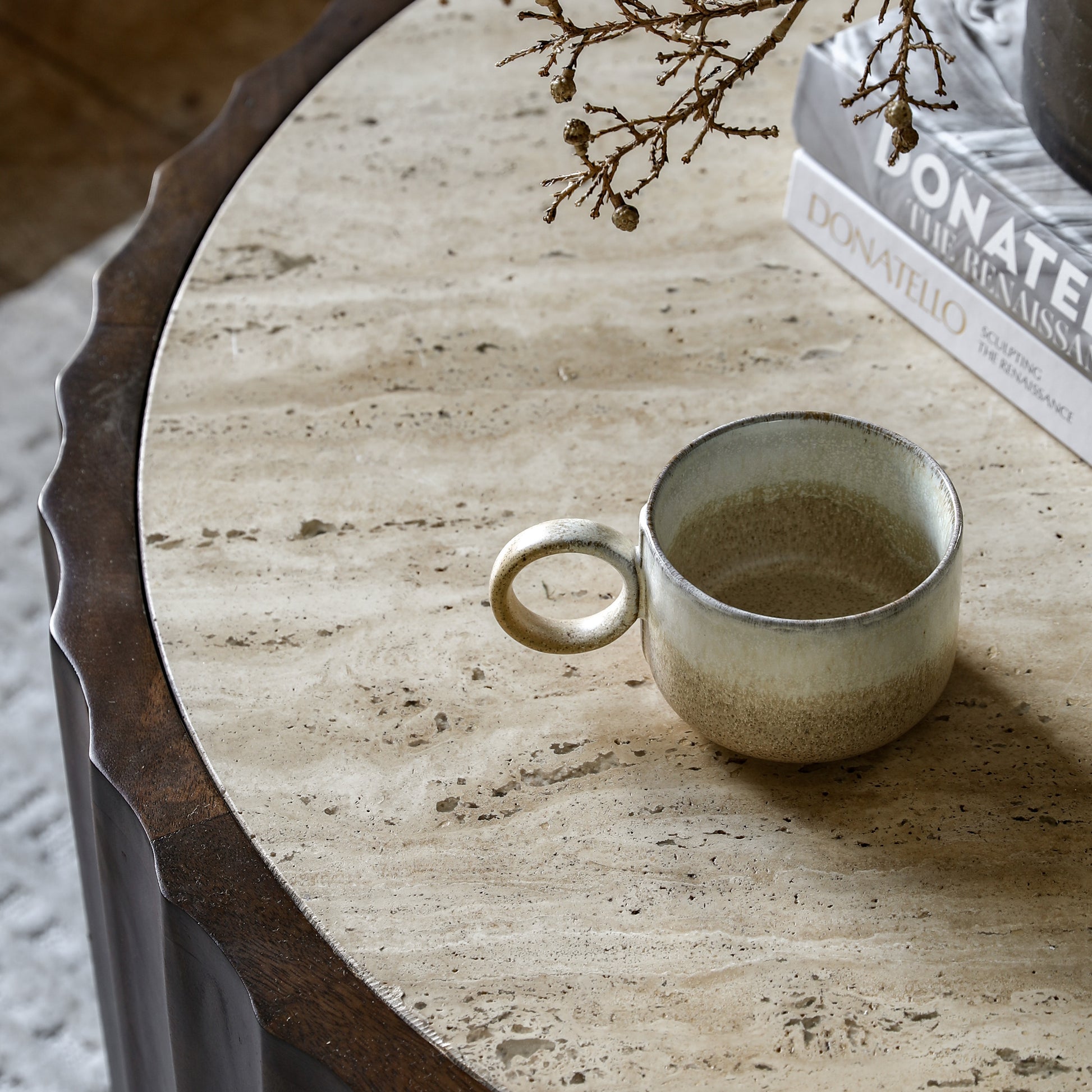 Cascia Coffee Table Dark Wood
