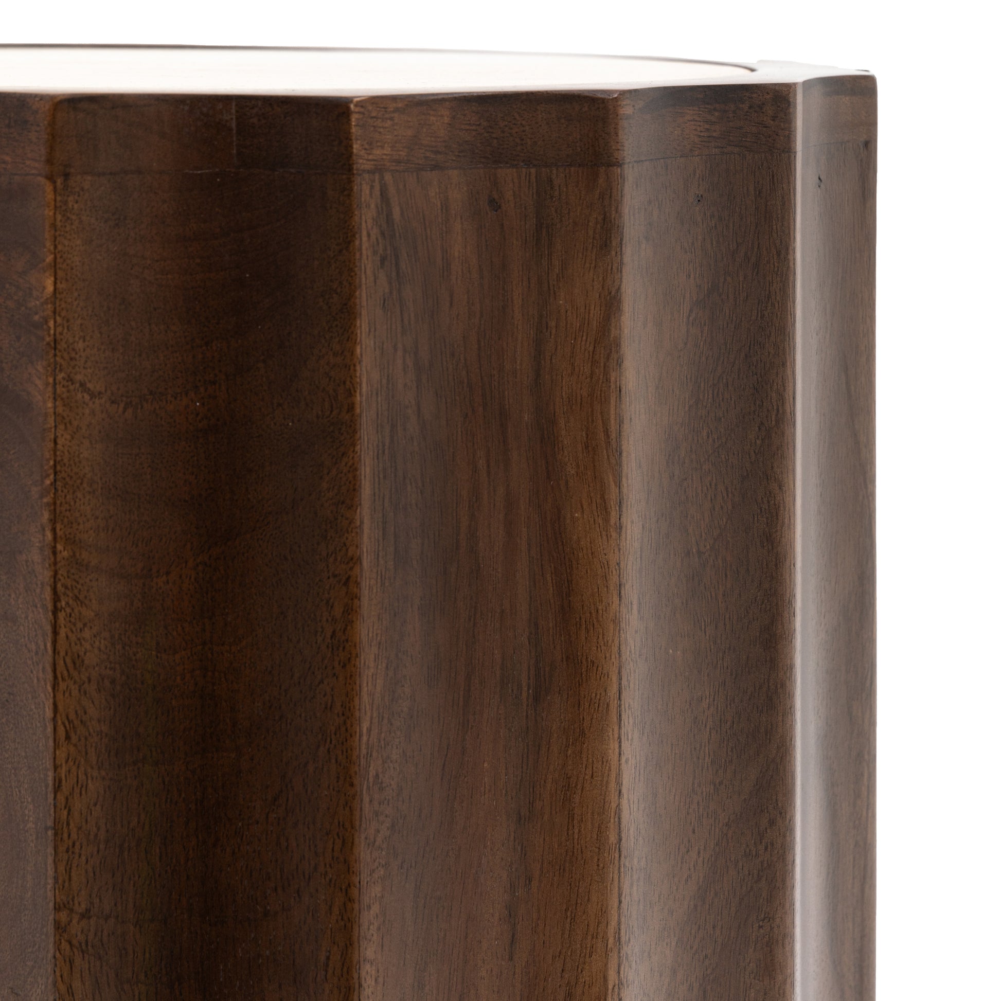 Cascia Side Table Dark Wood