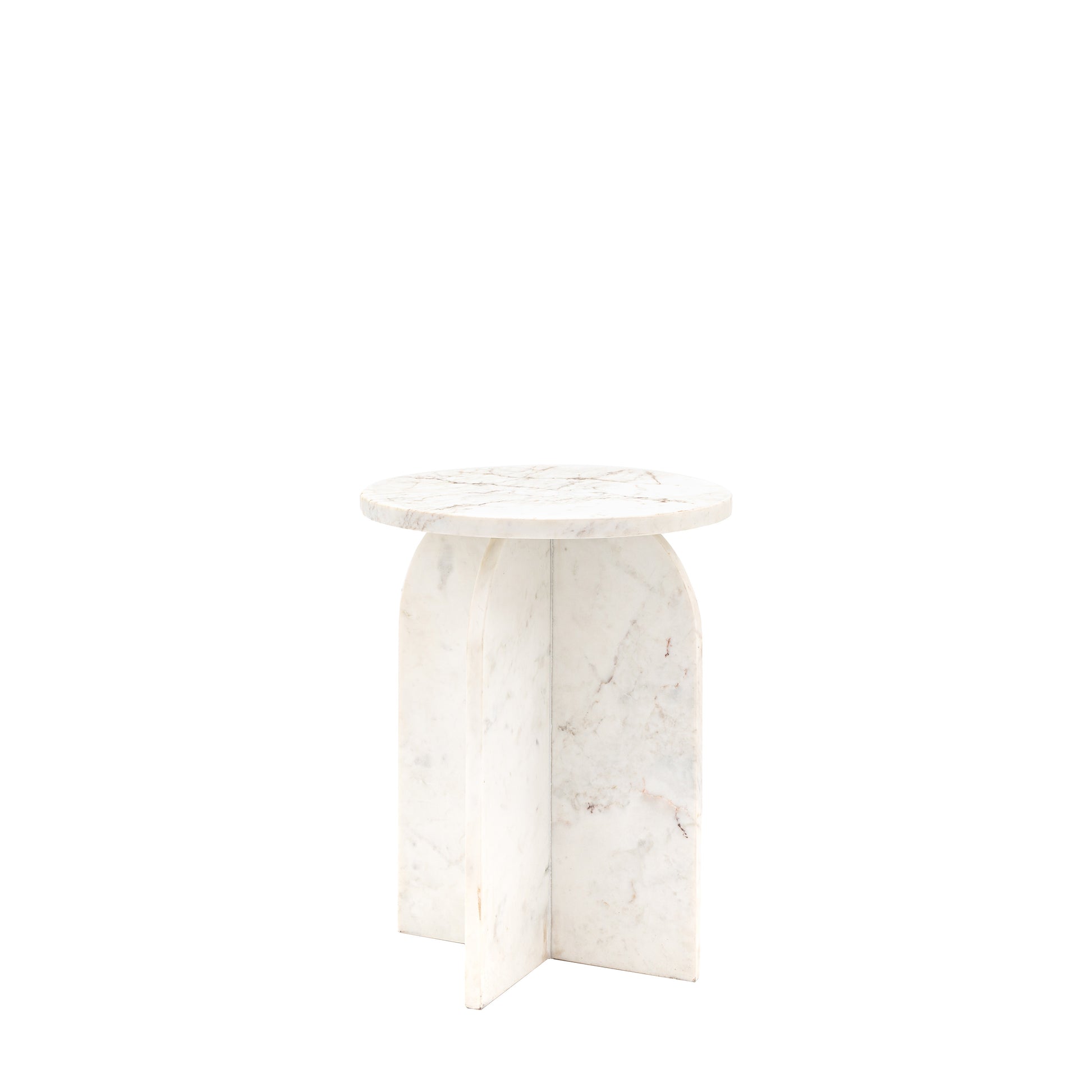 Amalfi Side Table White