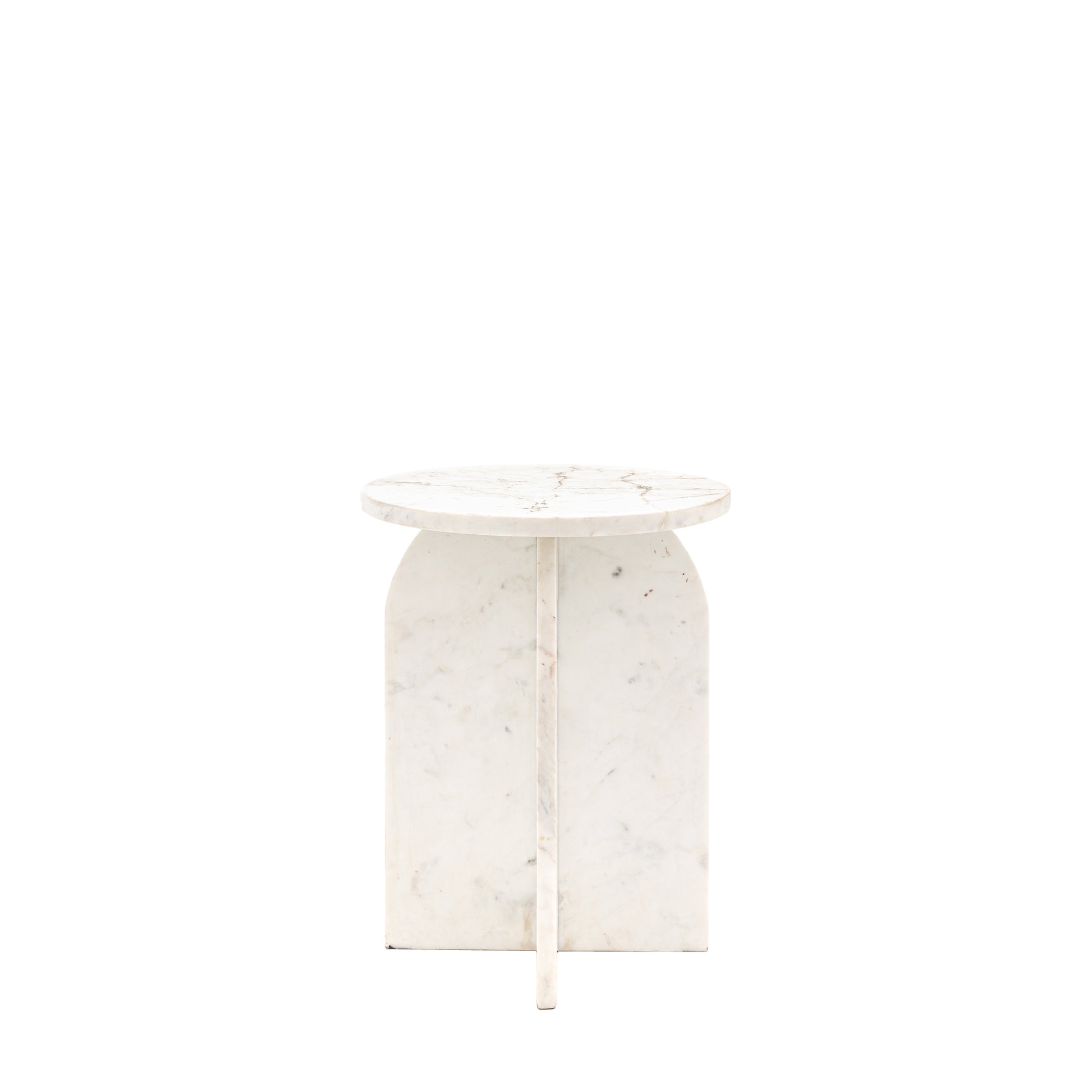 Amalfi Side Table White