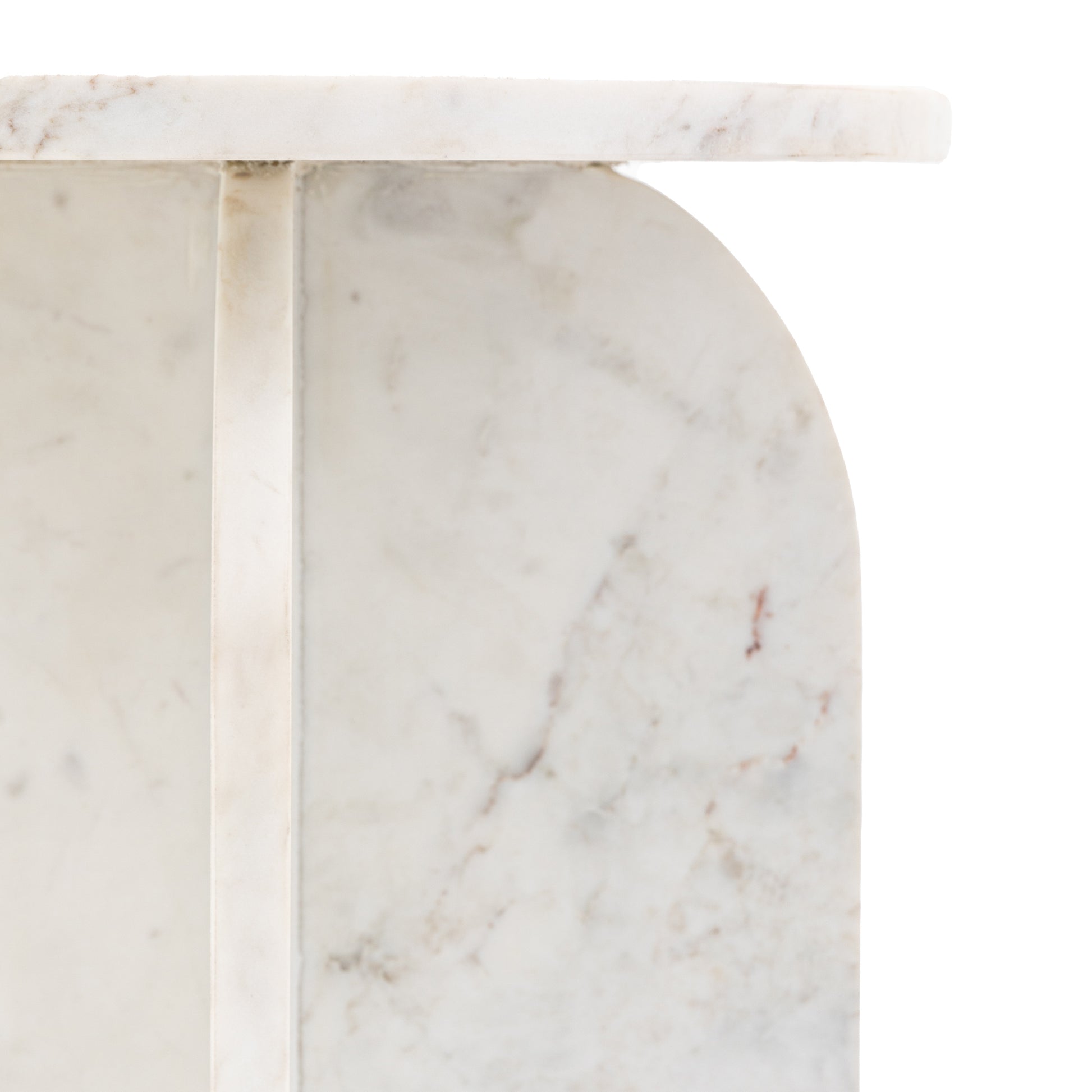 Amalfi Side Table White