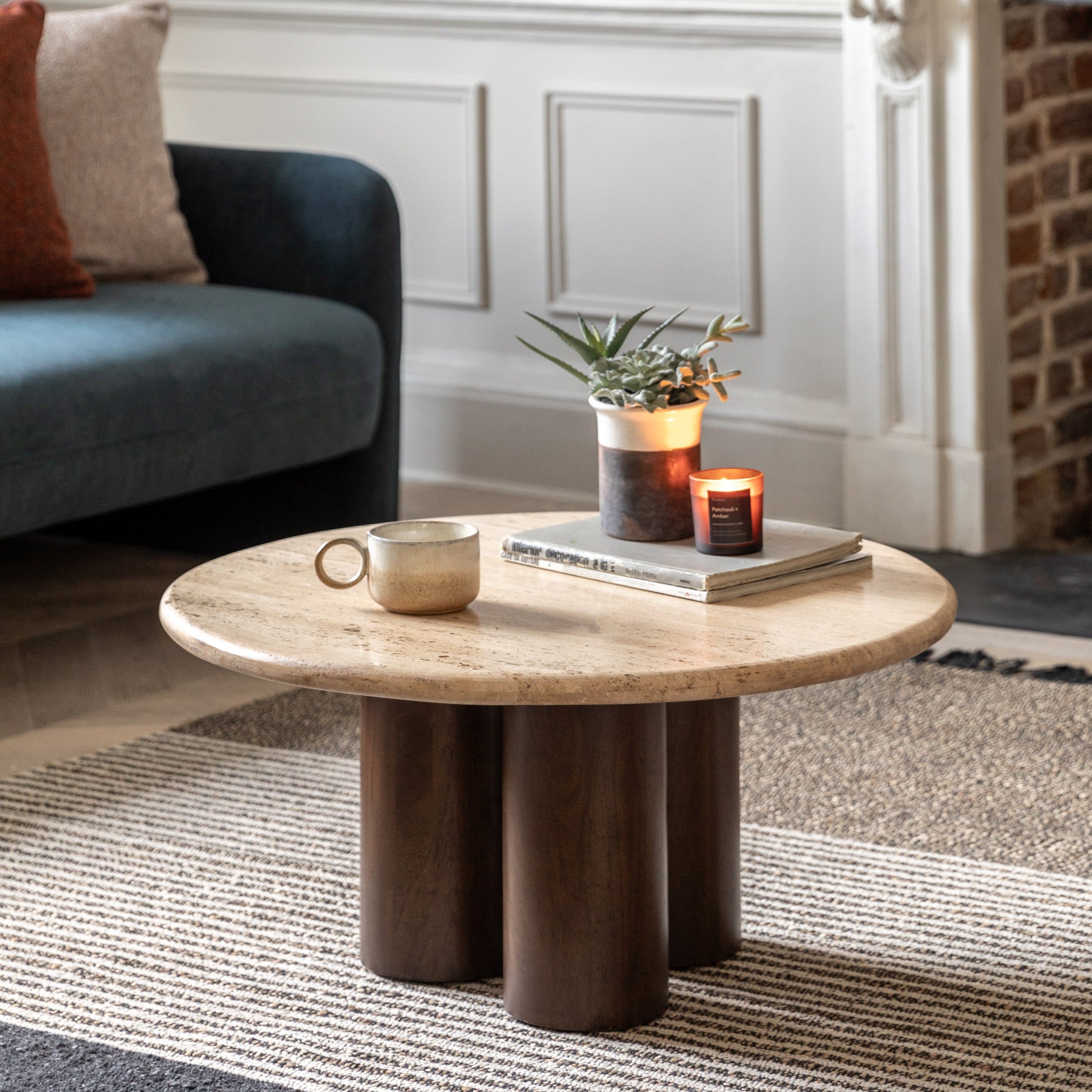 Trevi Coffee Table Dark Wood